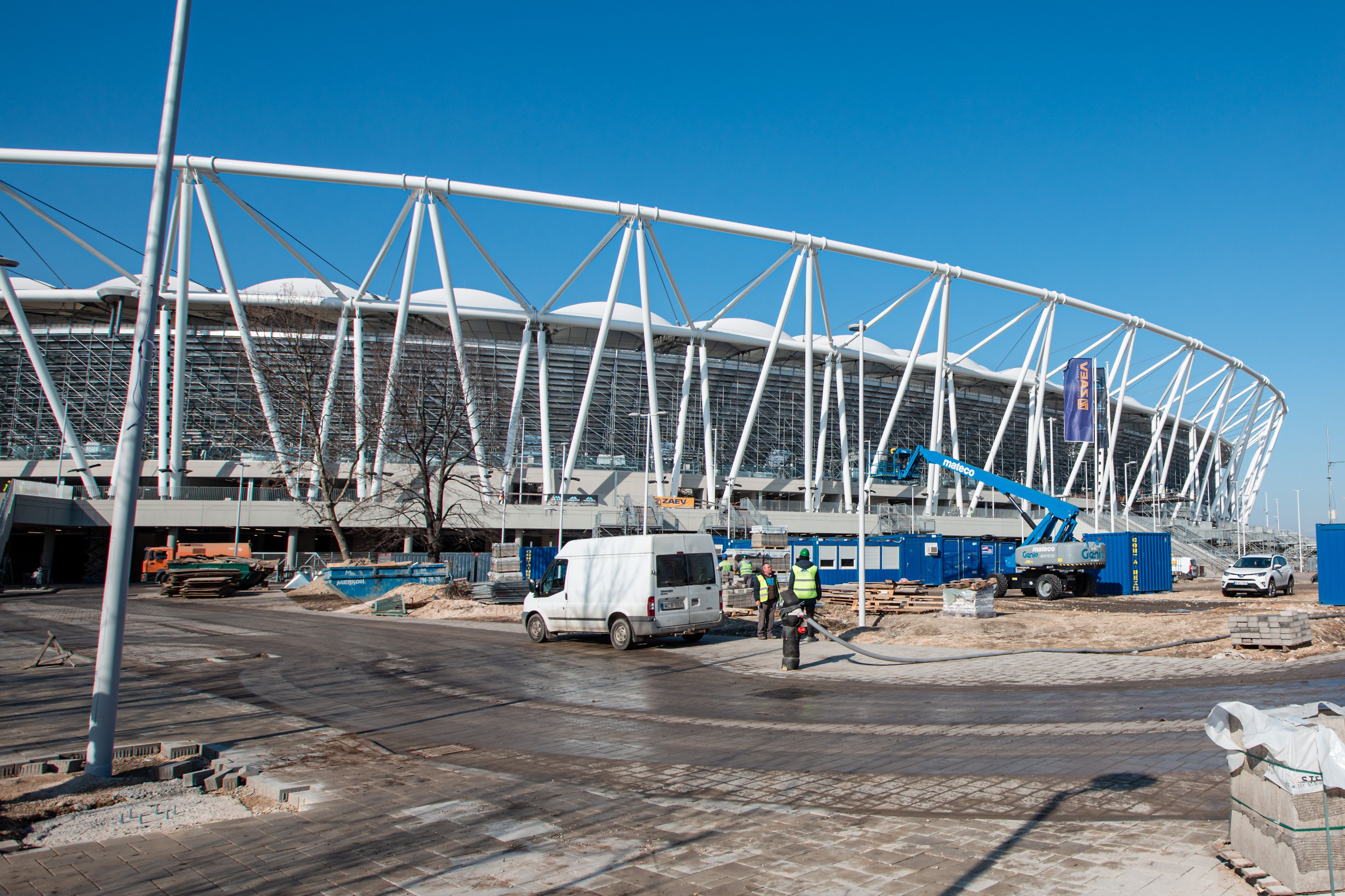 Así evolucionan las obras del National Athletics Centre de Budapest, sede del Campeonato del Mundo de Atletismo 2023. DANIEL MEUMANN. 1