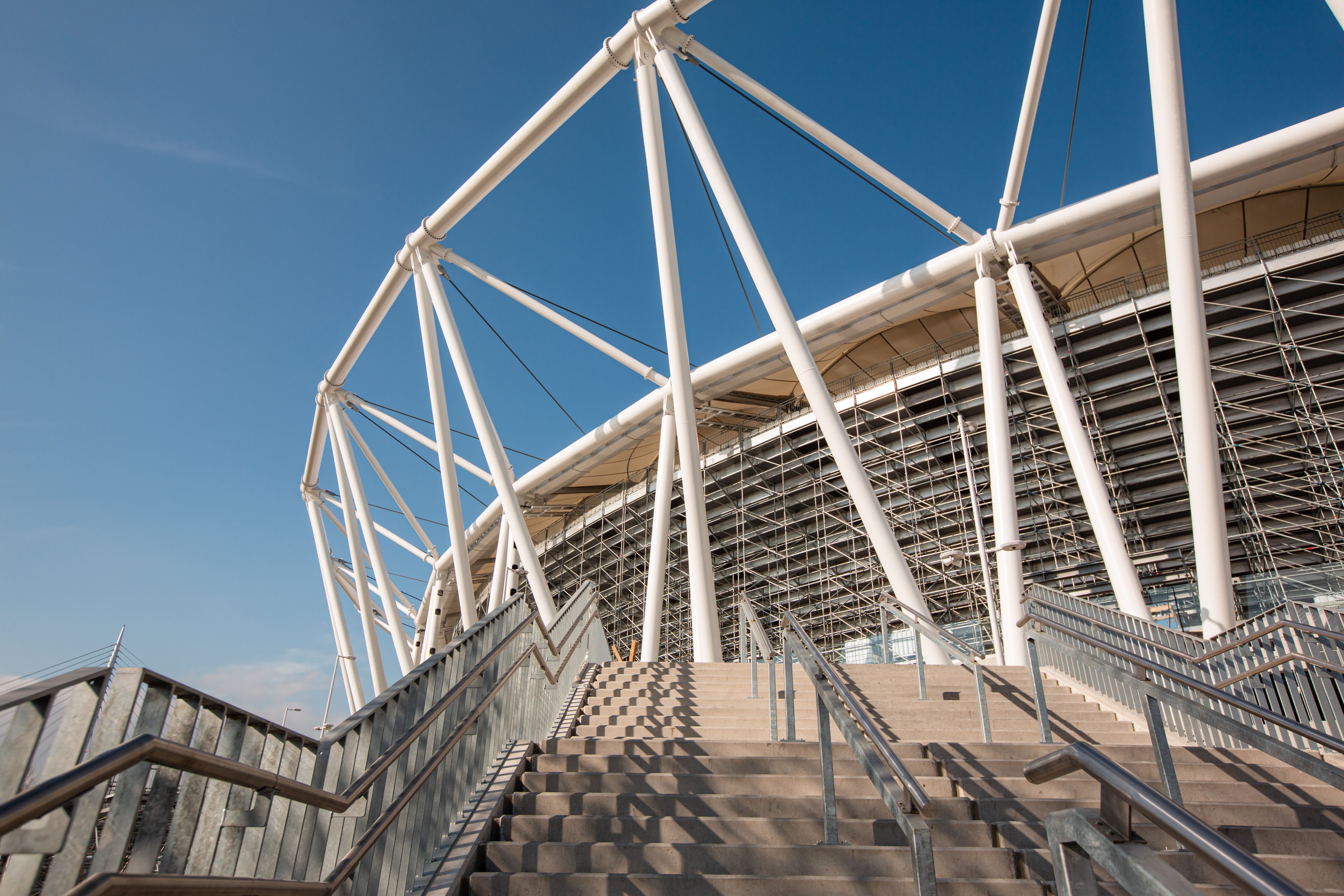 Así evolucionan las obras del National Athletics Centre de Budapest, sede del Campeonato del Mundo de Atletismo 2023. DANIEL MEUMANN. 2