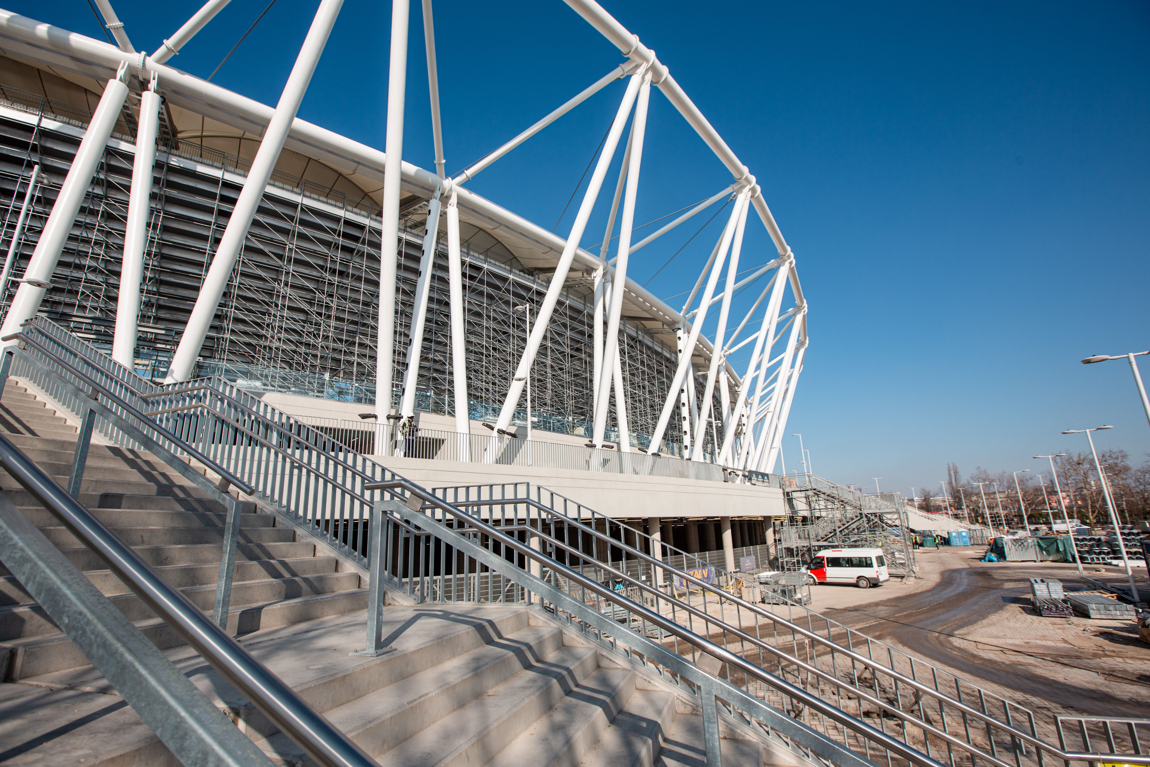Así evolucionan las obras del National Athletics Centre de Budapest, sede del Campeonato del Mundo de Atletismo 2023. DANIEL MEUMANN. 3