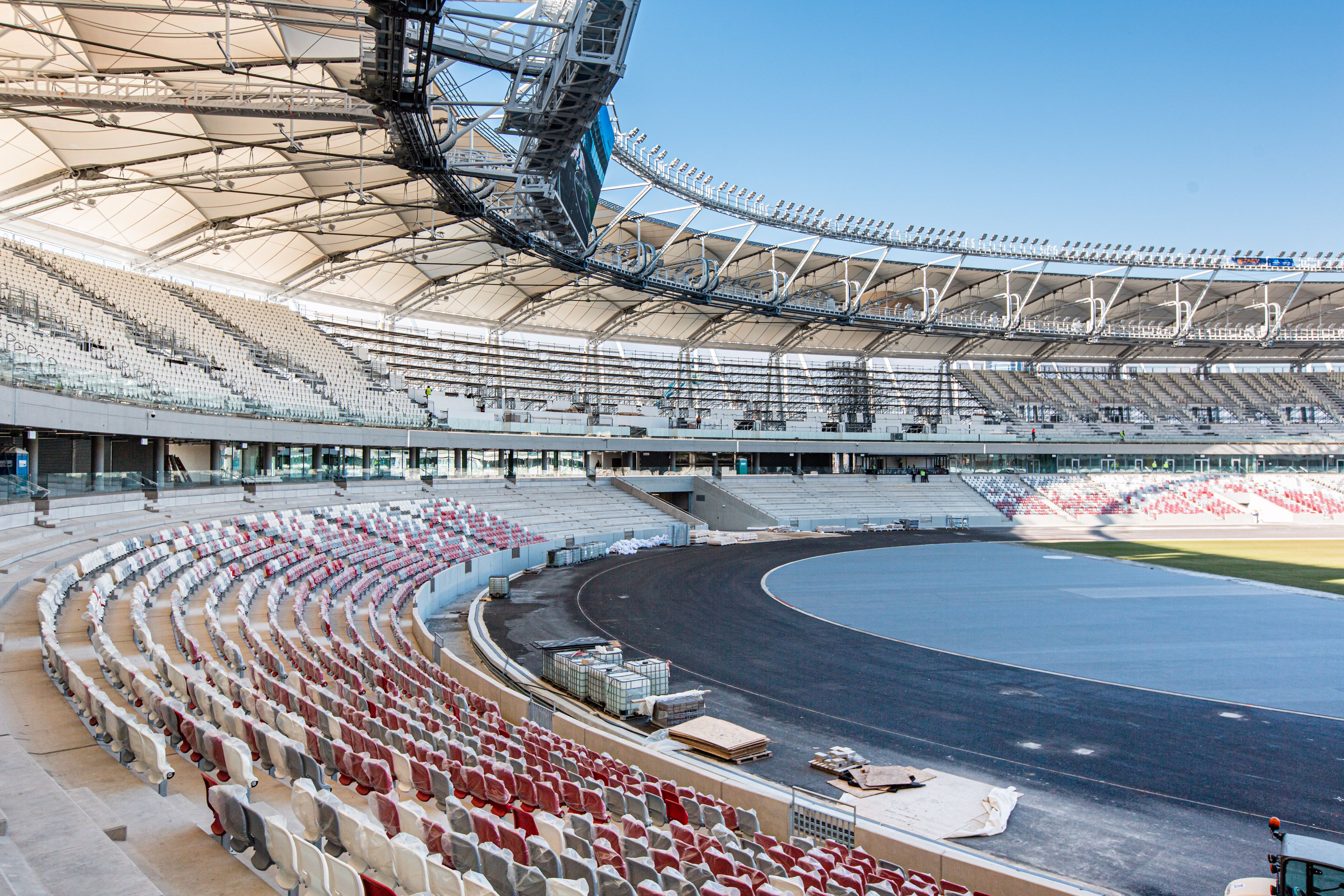 Así evolucionan las obras del National Athletics Centre de Budapest, sede del Campeonato del Mundo de Atletismo 2023. DANIEL MEUMANN. 7