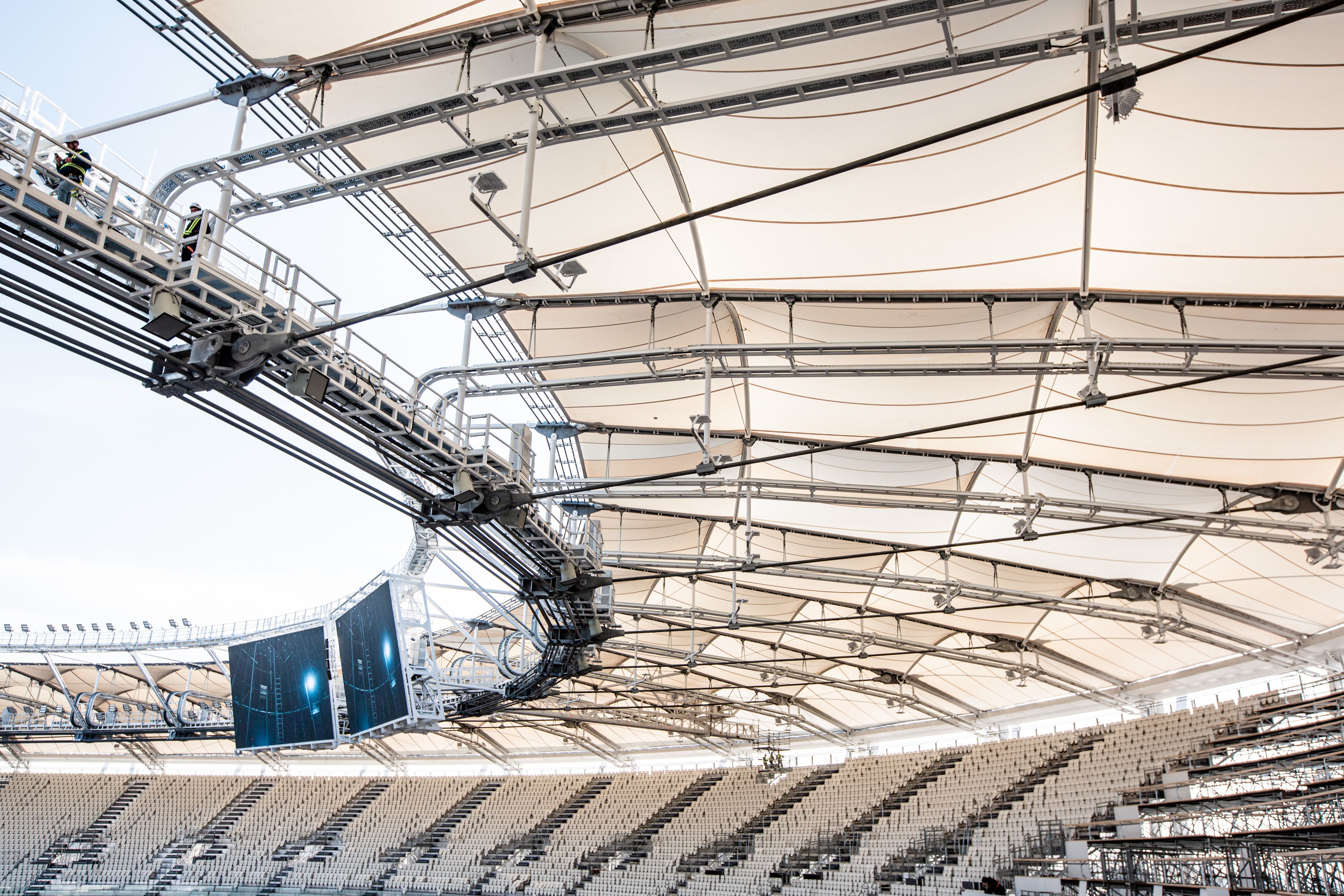 Así evolucionan las obras del National Athletics Centre de Budapest, sede del Campeonato del Mundo de Atletismo 2023. DANIEL MEUMANN. 11