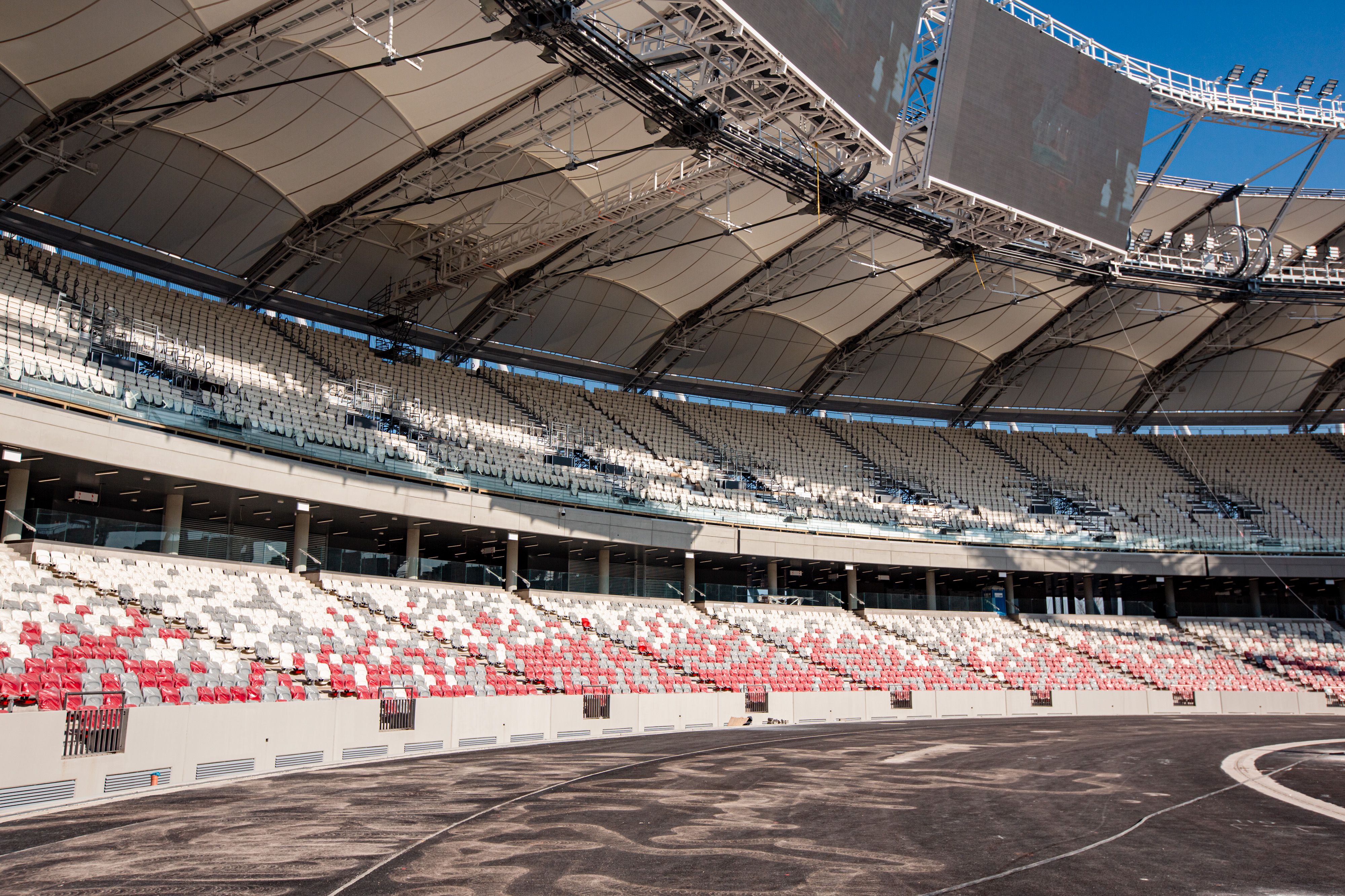 Así evolucionan las obras del National Athletics Centre de Budapest, sede del Campeonato del Mundo de Atletismo 2023. DANIEL MEUMANN. 20