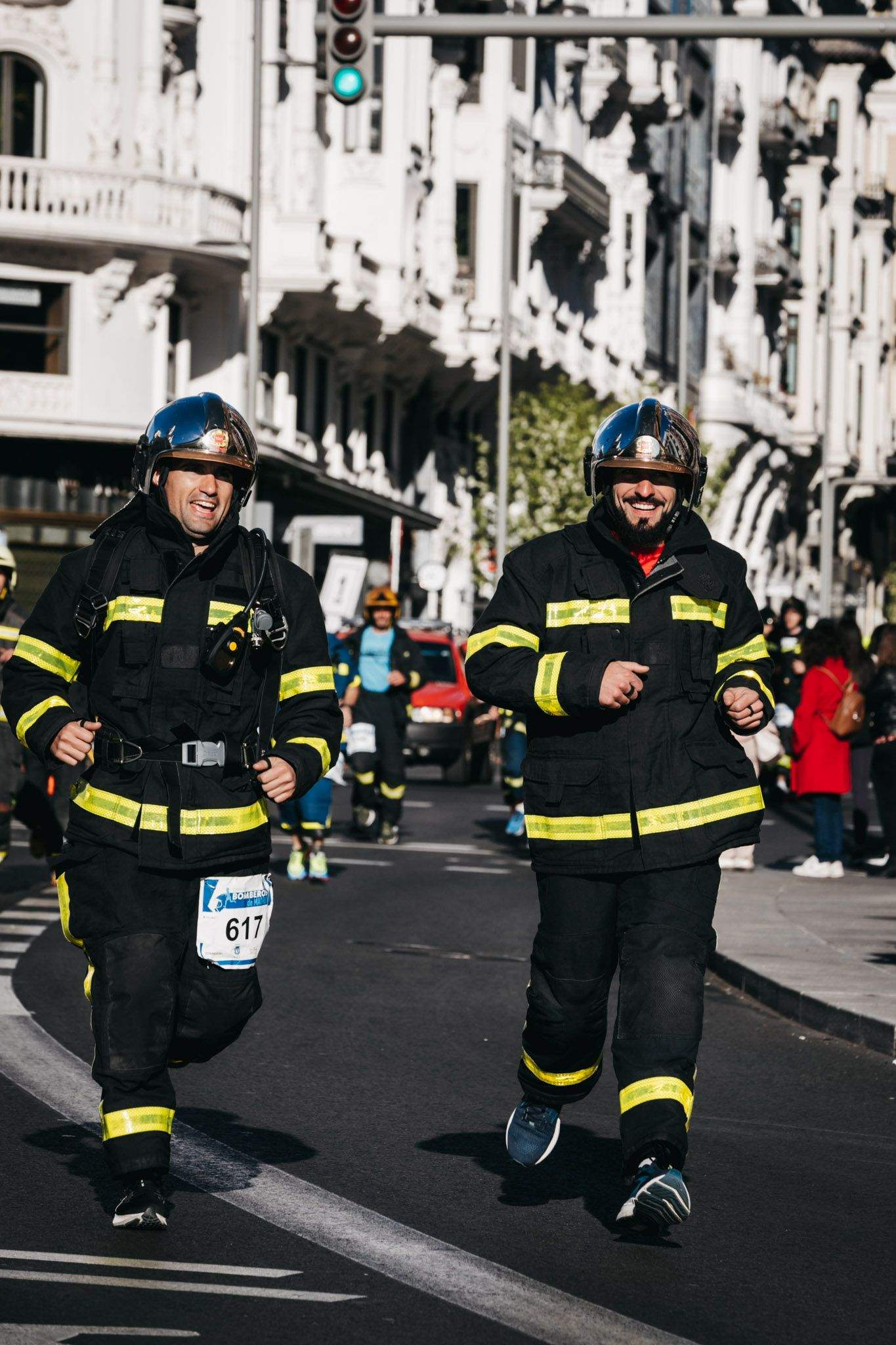 Todas las fotos del recorrido de la Carrera Bomberos de Madrid 20232