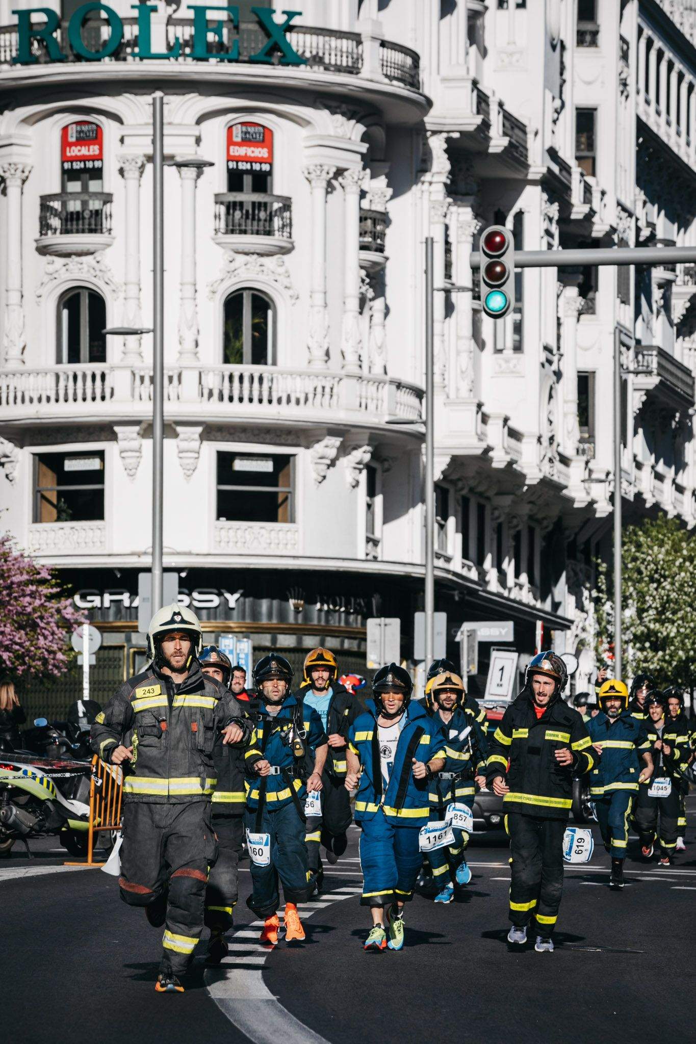 Todas las fotos del recorrido de la Carrera Bomberos de Madrid 20233