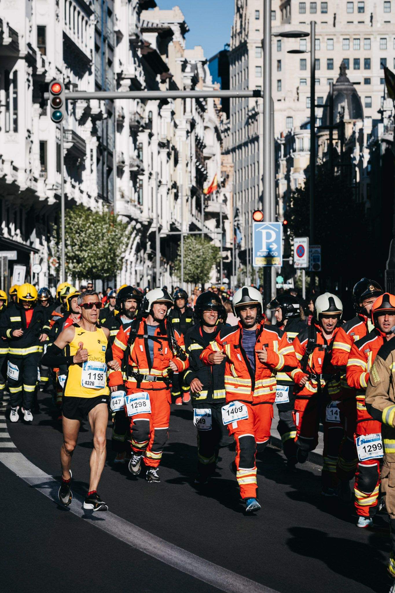 Todas las fotos del recorrido de la Carrera Bomberos de Madrid 202312
