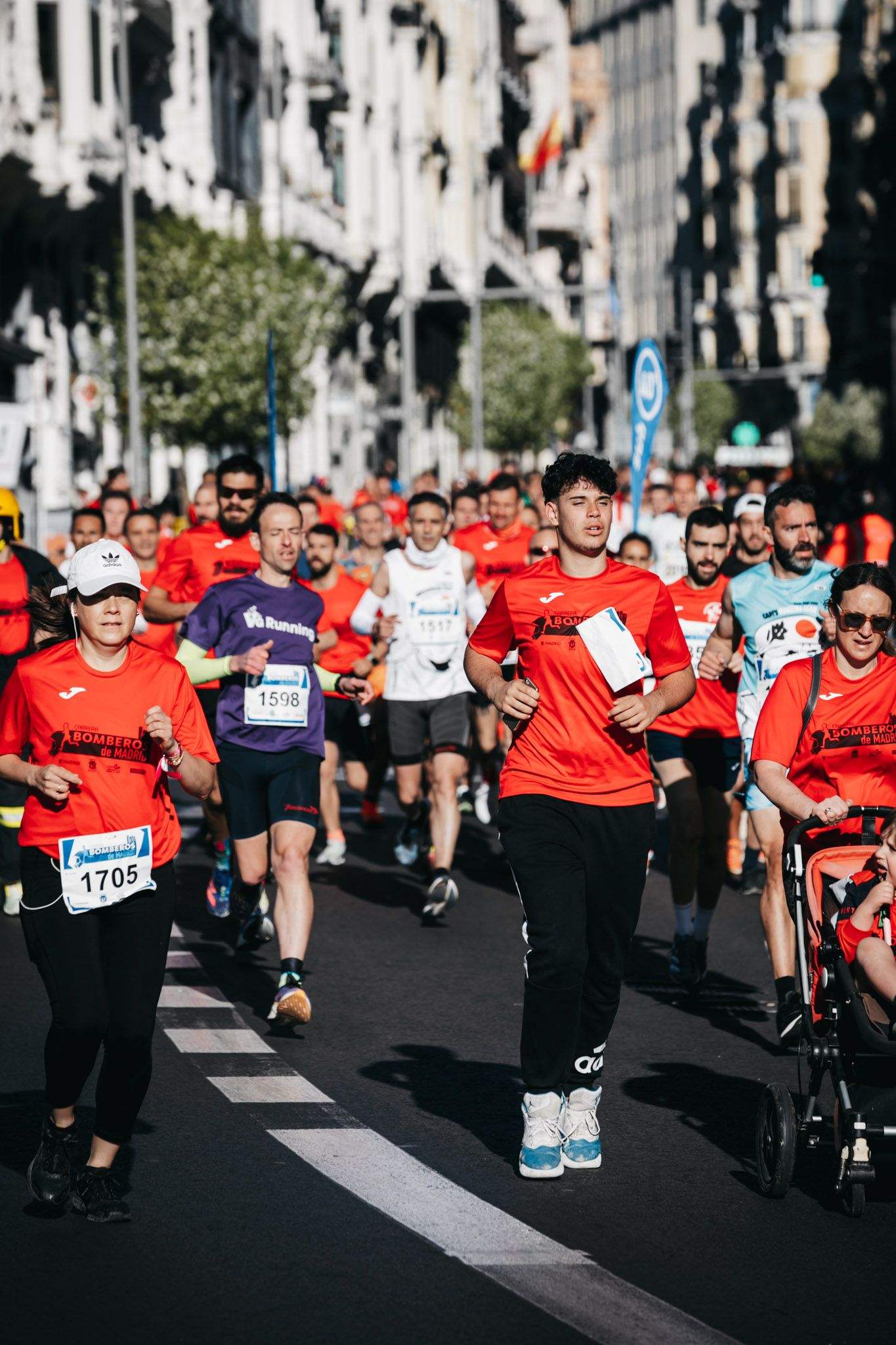 Todas las fotos del recorrido de la Carrera Bomberos de Madrid 202324