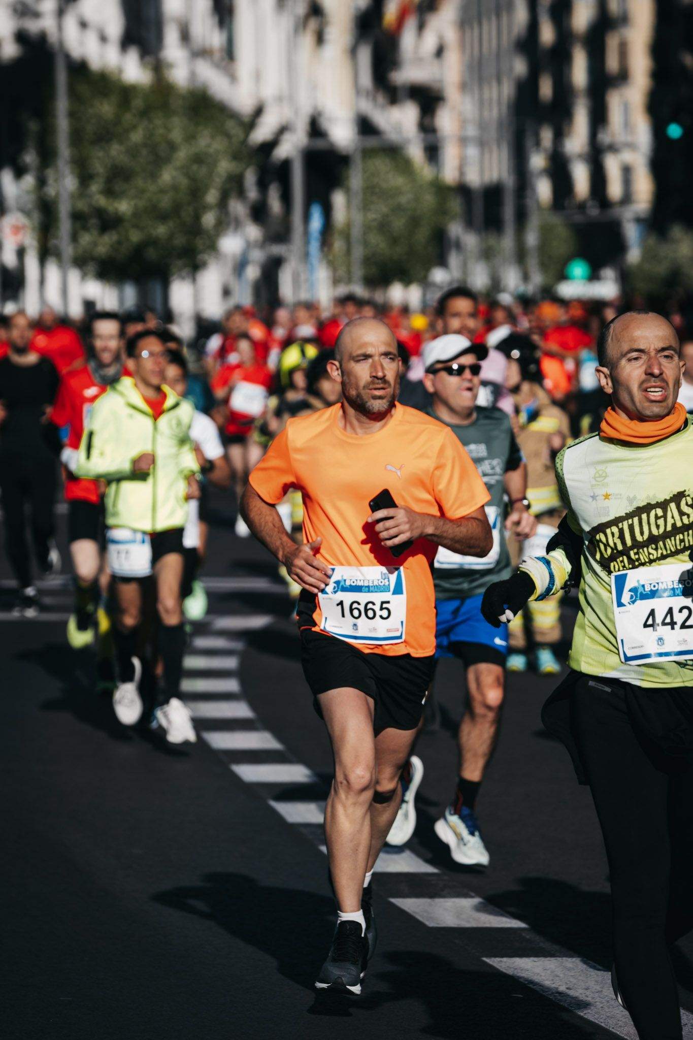 Todas las fotos del recorrido de la Carrera Bomberos de Madrid 202328