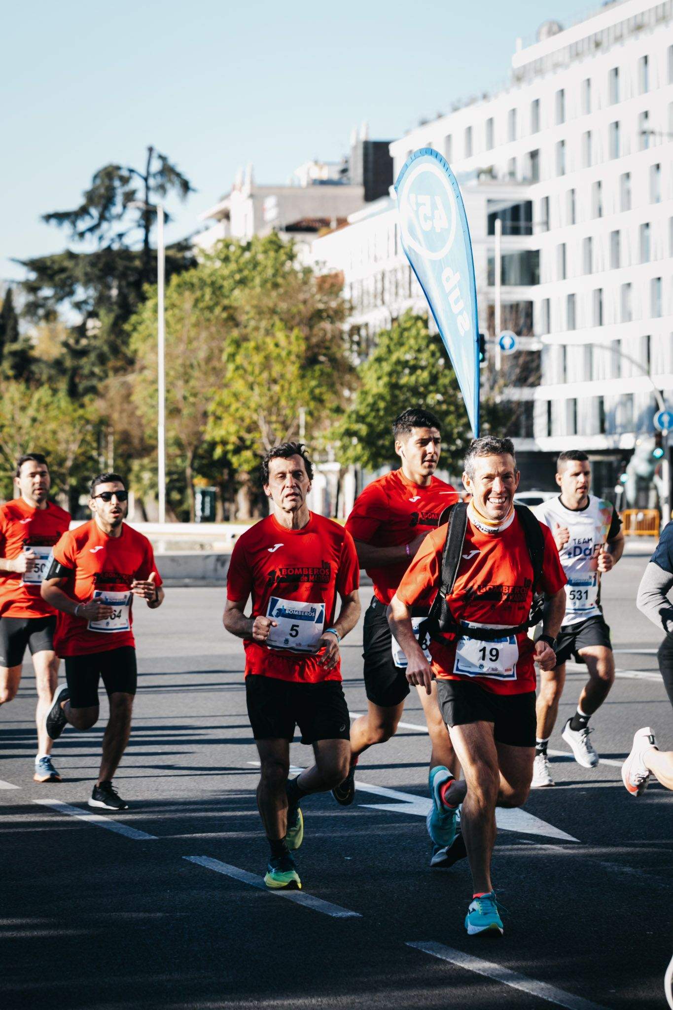 Todas las fotos del recorrido de la Carrera Bomberos de Madrid 202334