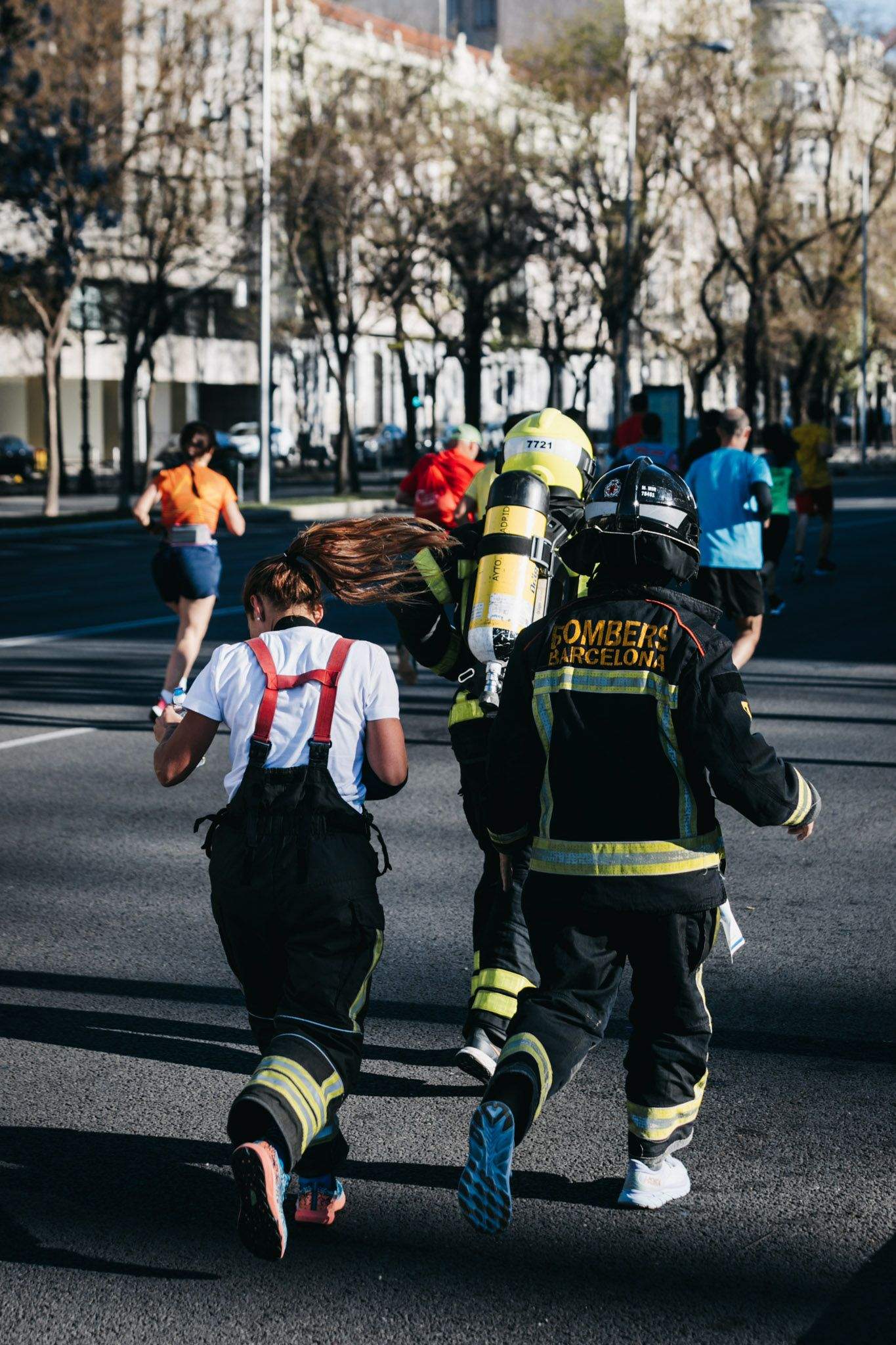 Todas las fotos del recorrido de la Carrera Bomberos de Madrid 202340