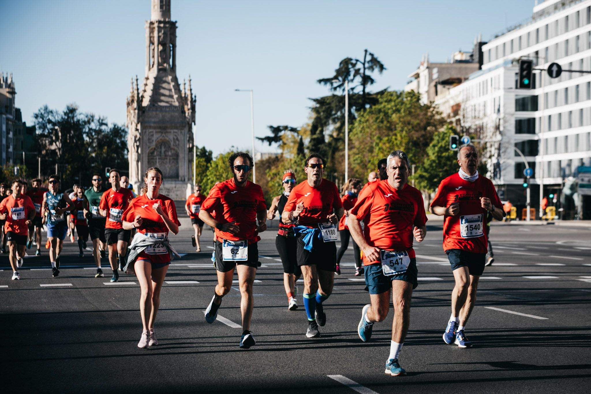 Todas las fotos del recorrido de la Carrera Bomberos de Madrid 202344