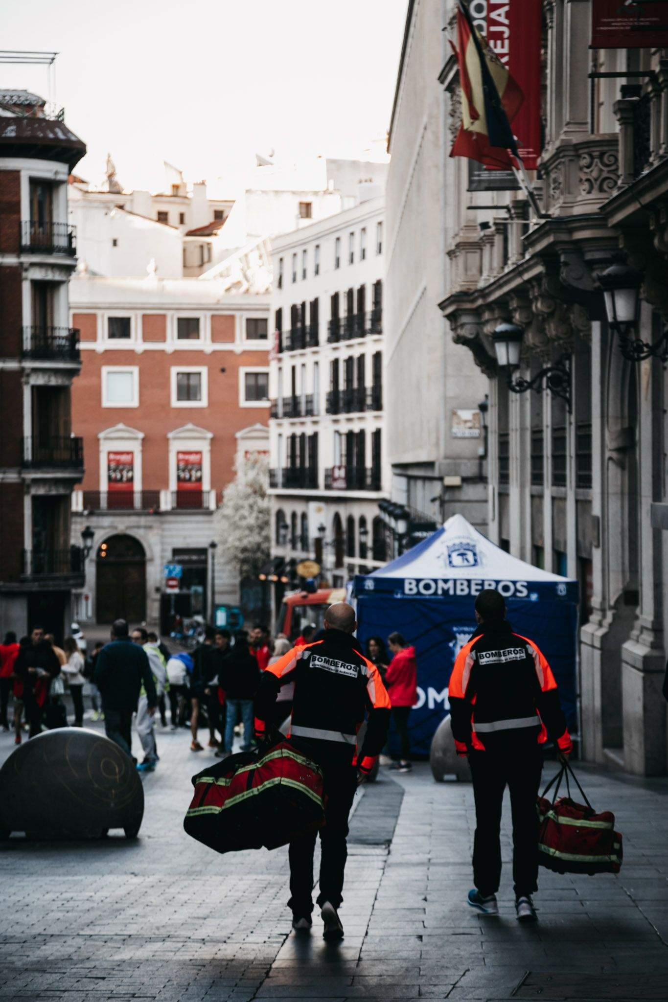 Todas las fotos de la salida de la Carrera Bomberos de Madrid 2023 6