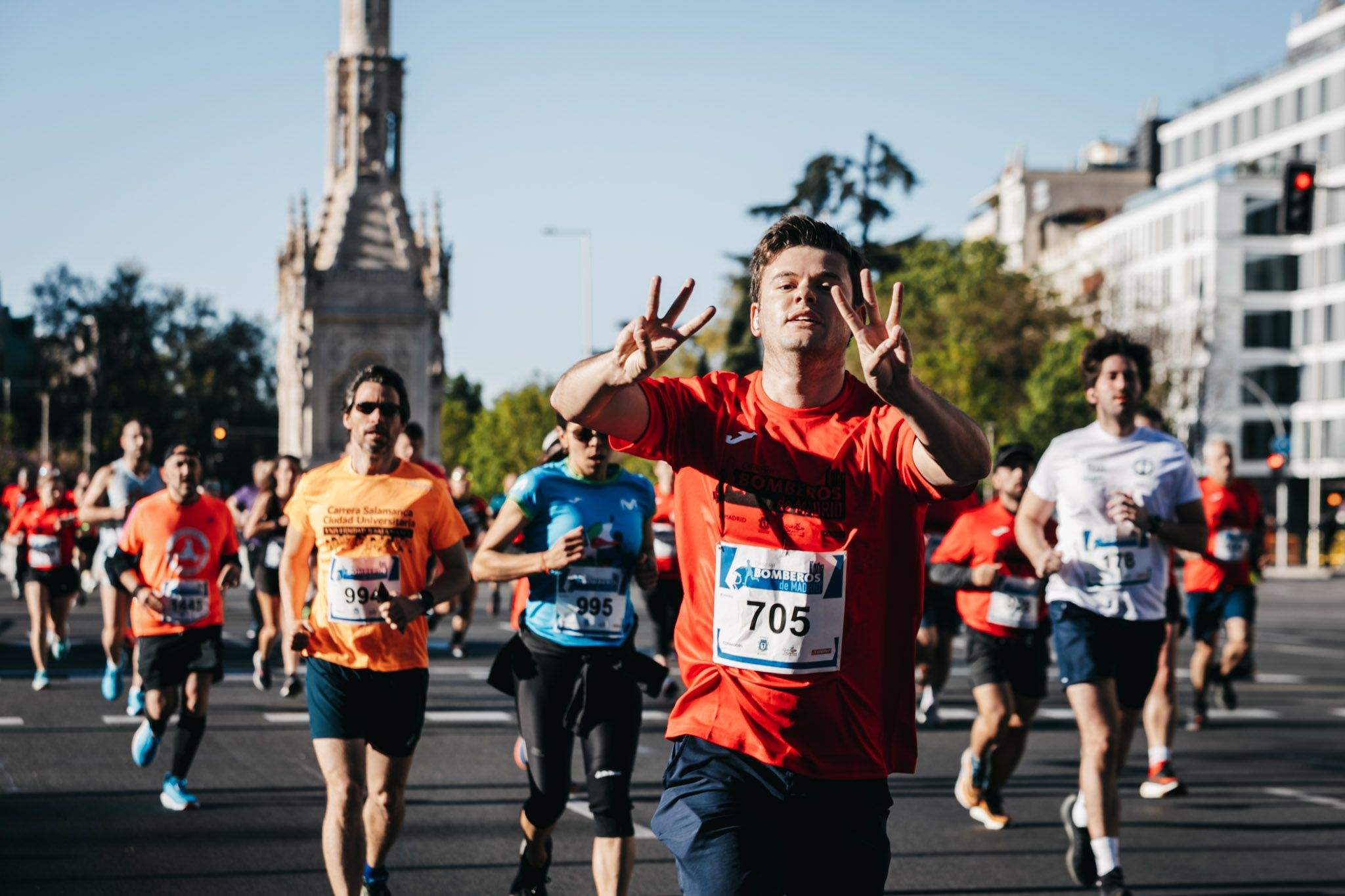 Todas las fotos del recorrido de la Carrera Bomberos de Madrid 202348