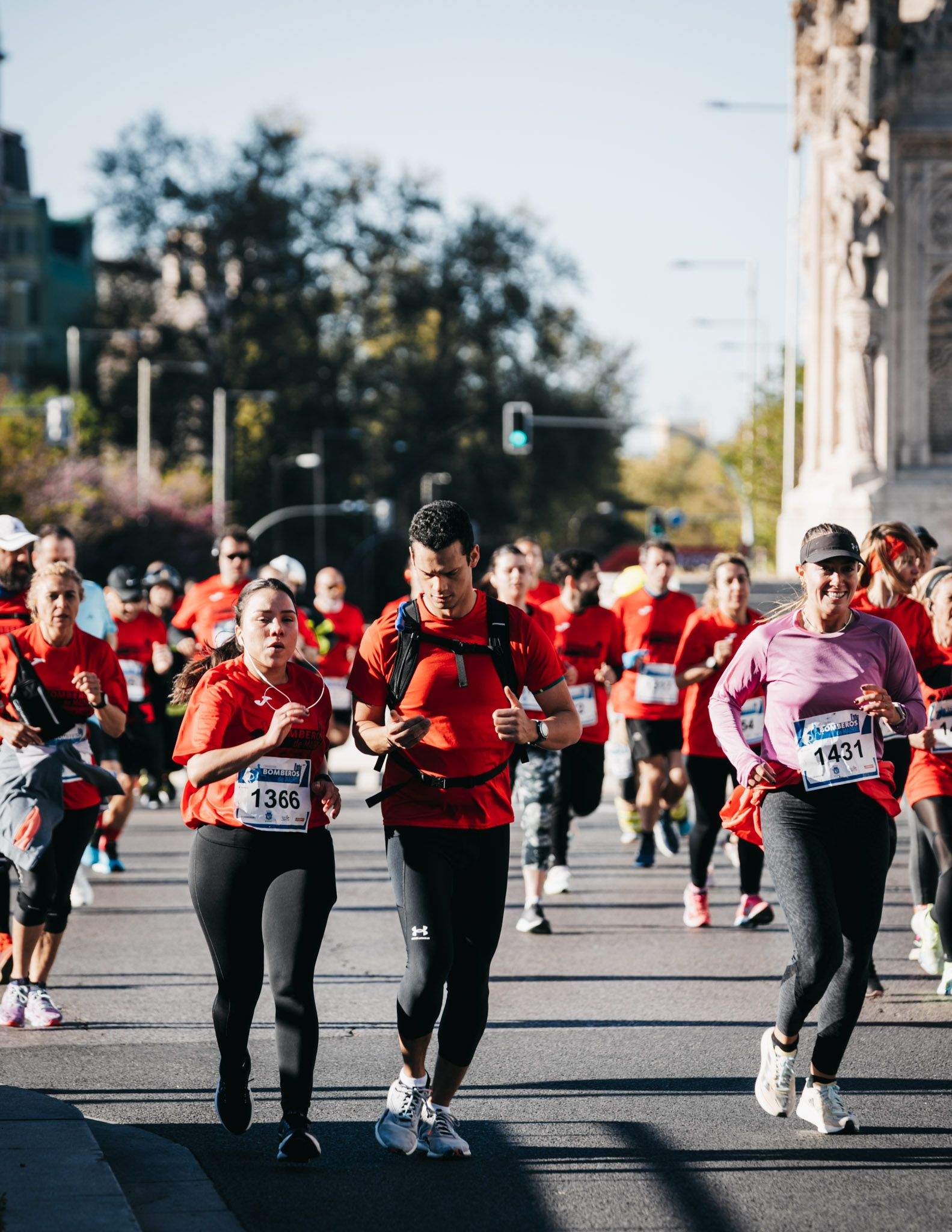 Todas las fotos del recorrido de la Carrera Bomberos de Madrid 202356