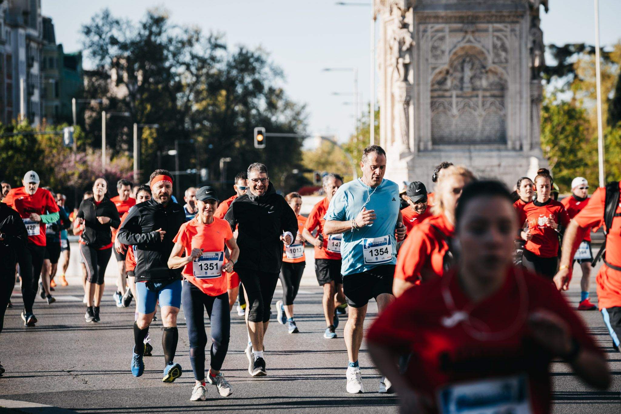 Todas las fotos del recorrido de la Carrera Bomberos de Madrid 202357