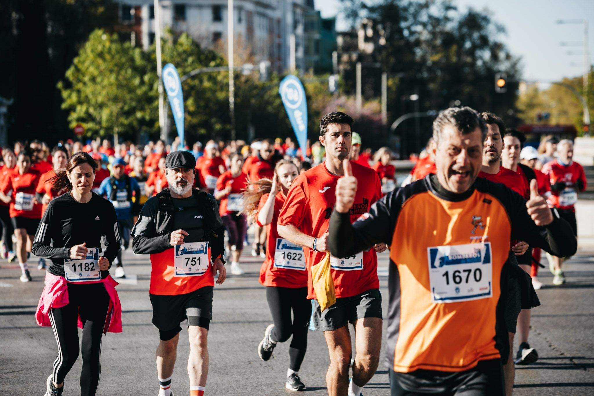 Todas las fotos del recorrido de la Carrera Bomberos de Madrid 202359