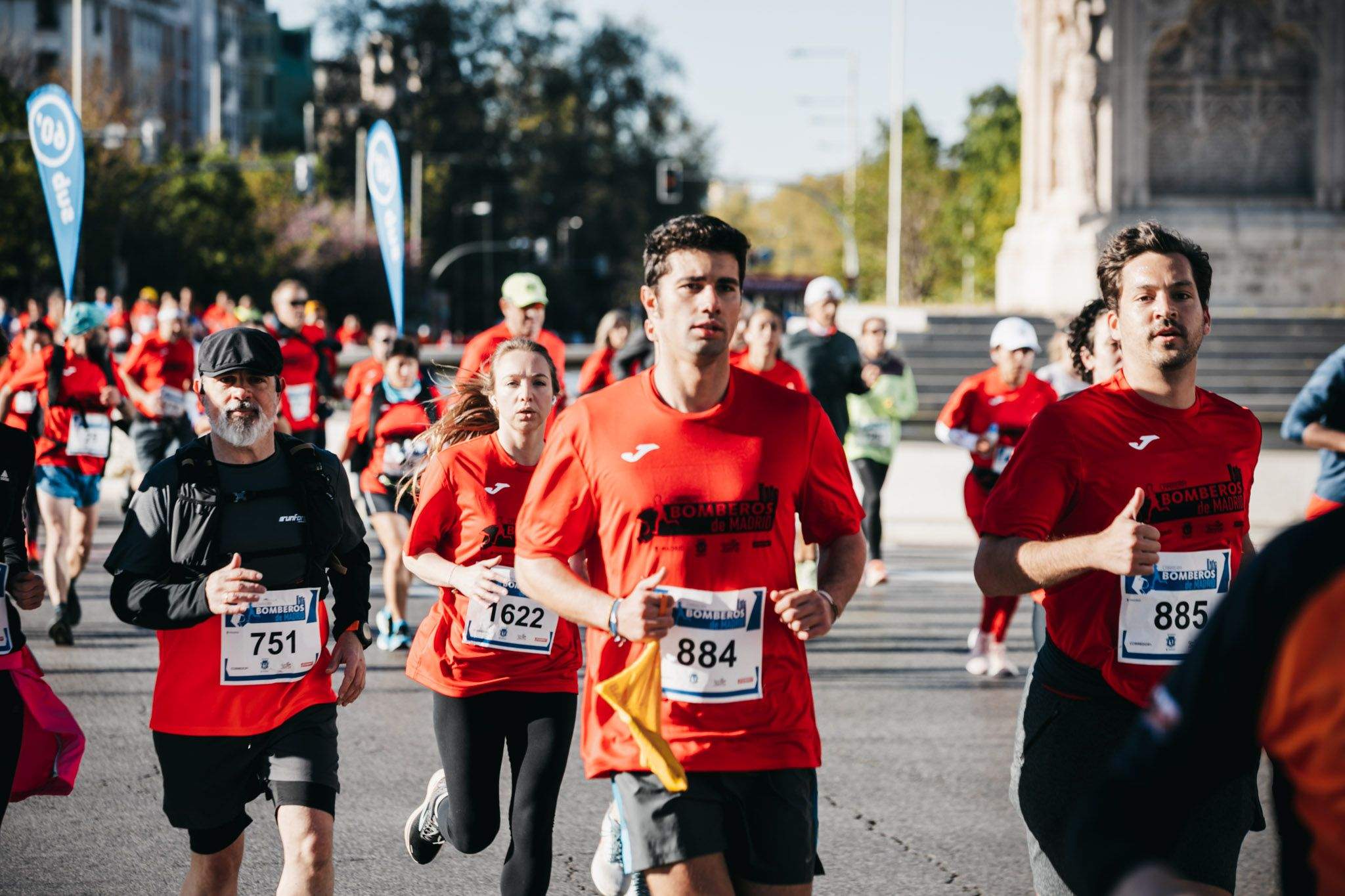 Todas las fotos del recorrido de la Carrera Bomberos de Madrid 202361