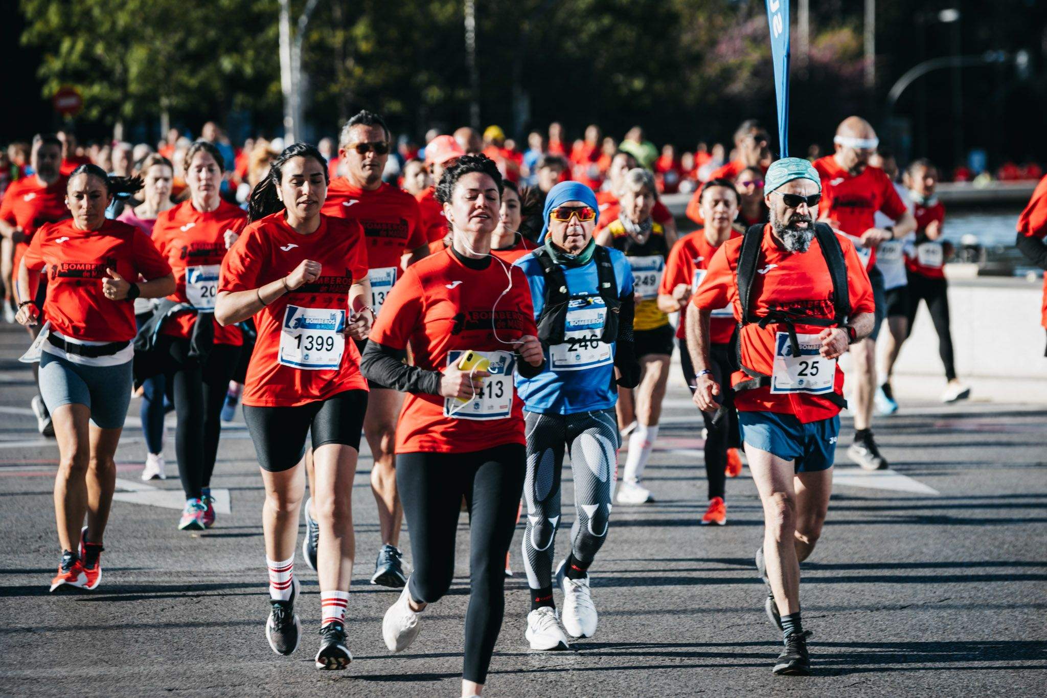 Todas las fotos del recorrido de la Carrera Bomberos de Madrid 202362