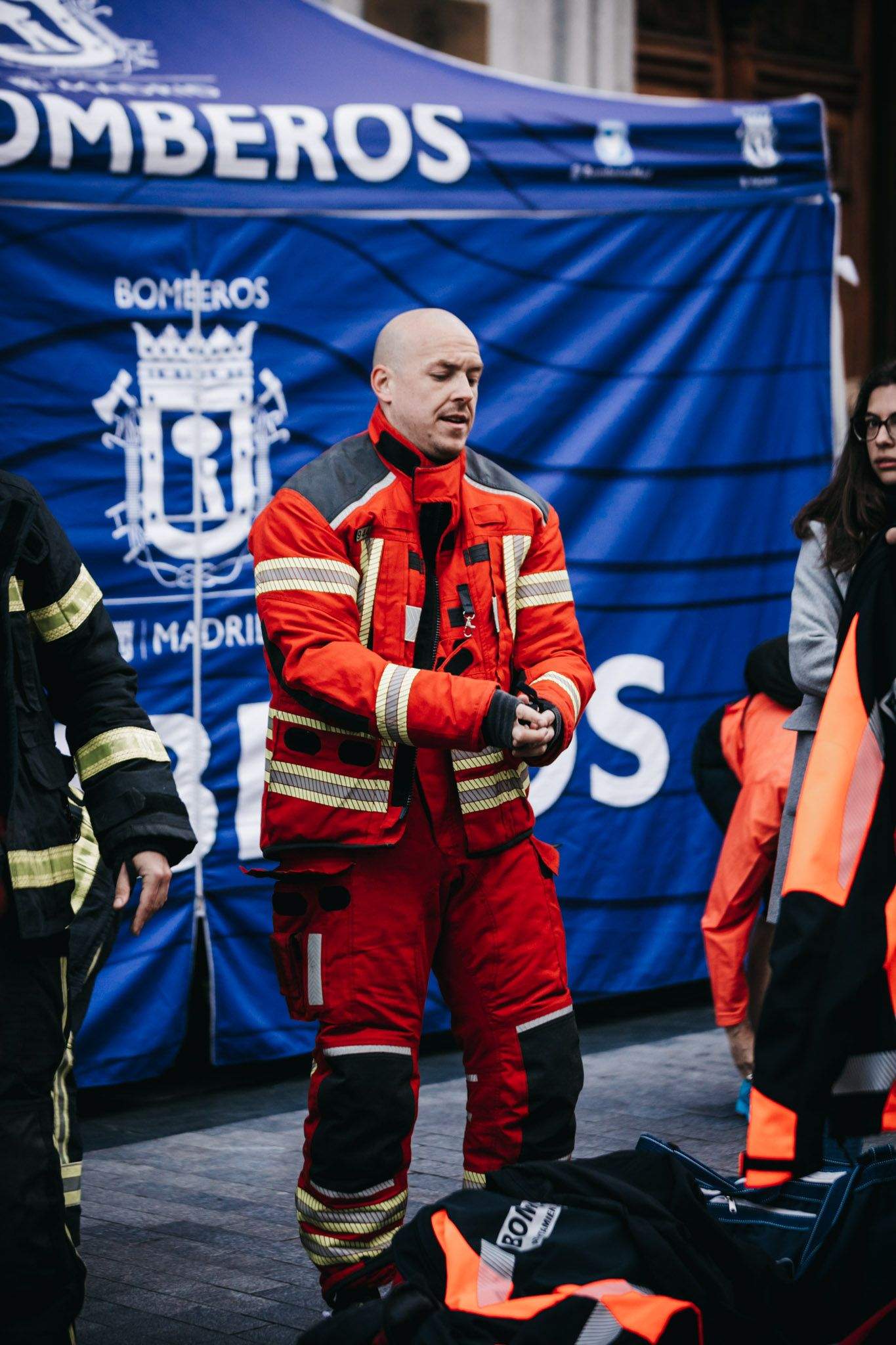 Todas las fotos de la salida de la Carrera Bomberos de Madrid 2023 31