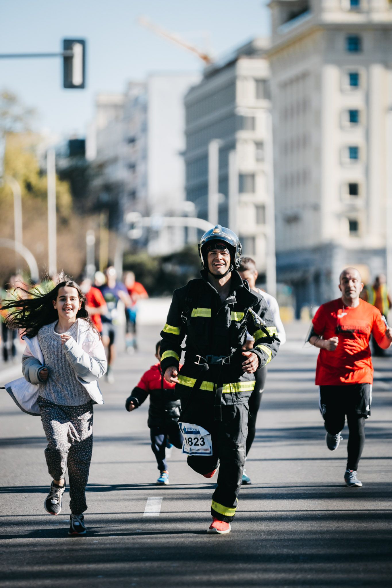 Todas las fotos del recorrido de la Carrera Bomberos de Madrid 2023 253