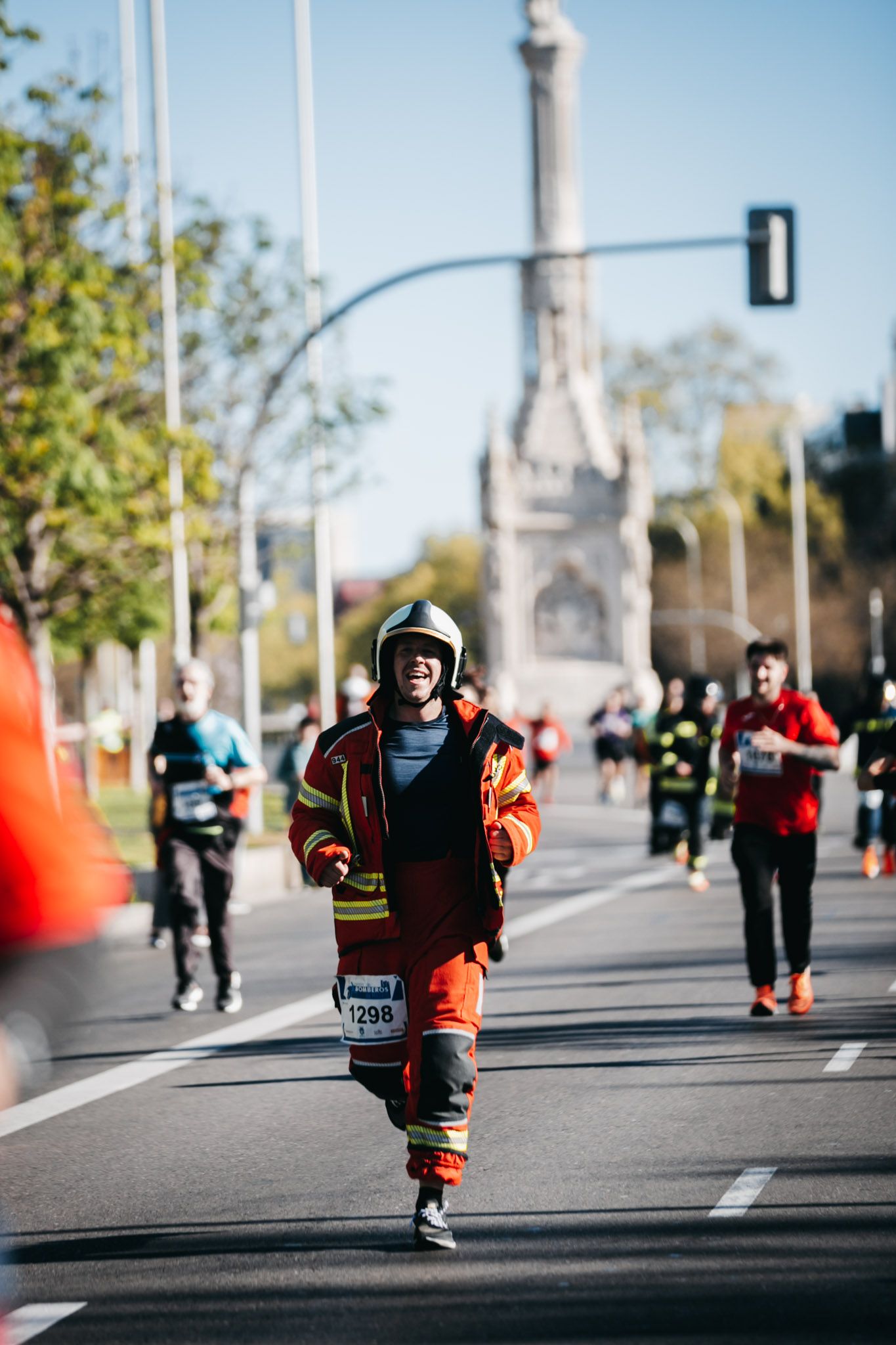 Todas las fotos del recorrido de la Carrera Bomberos de Madrid 2023 256