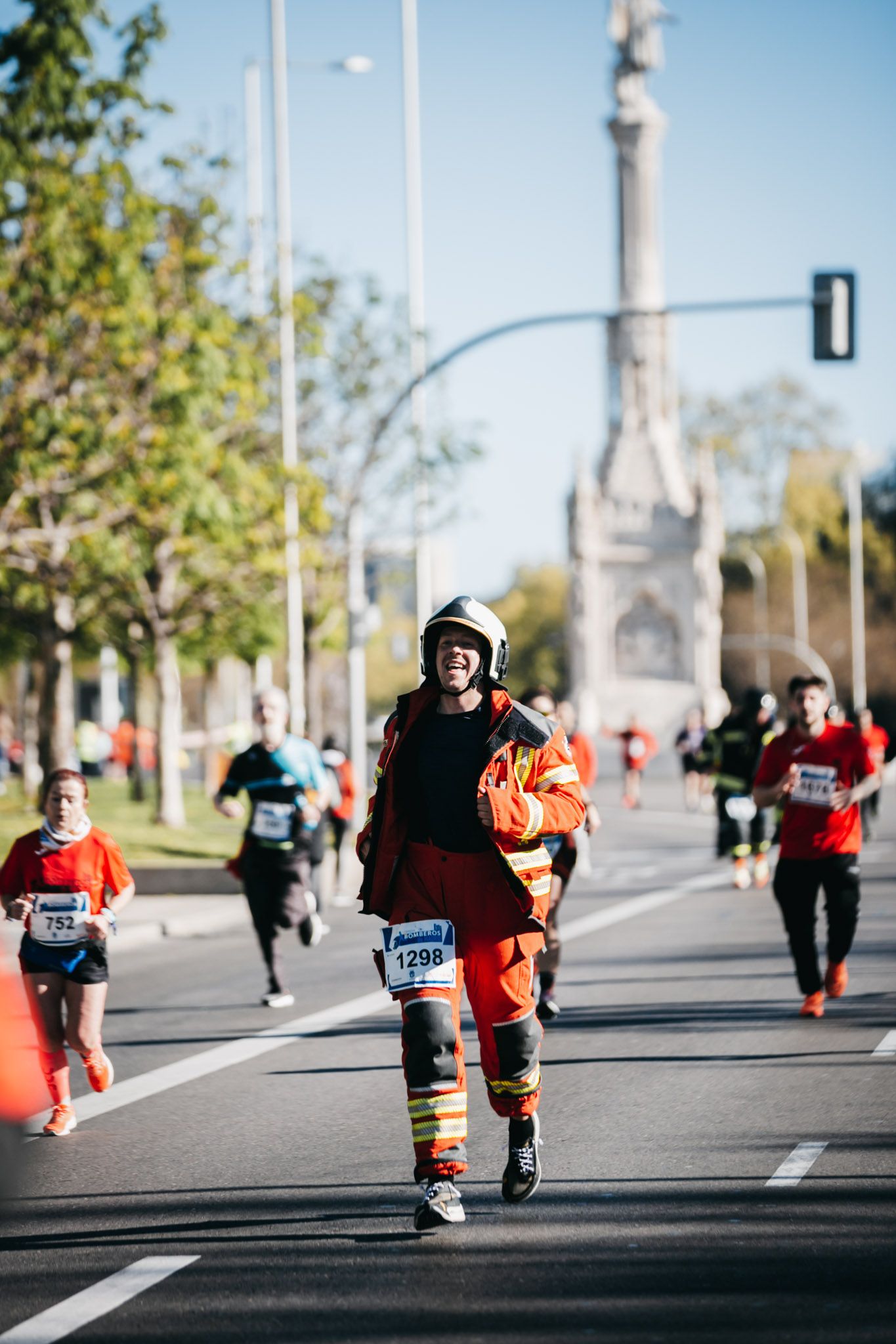 Todas las fotos del recorrido de la Carrera Bomberos de Madrid 2023 257