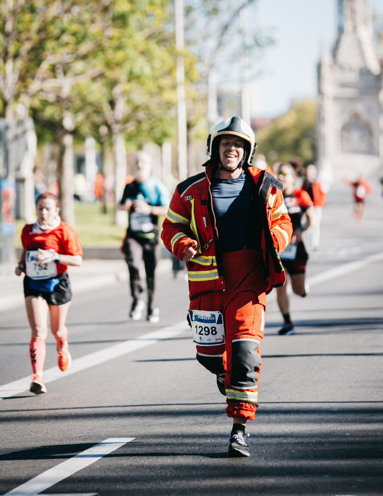 Todas las fotos del recorrido de la Carrera Bomberos de Madrid 2023 258
