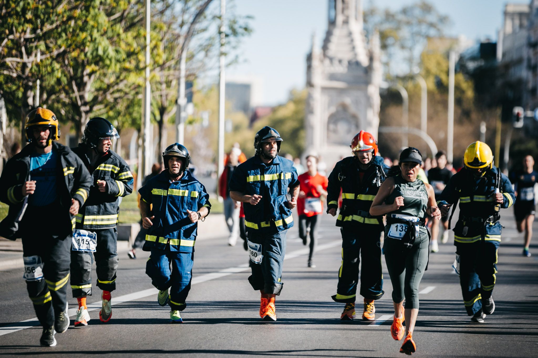 Todas las fotos del recorrido de la Carrera Bomberos de Madrid 2023 261