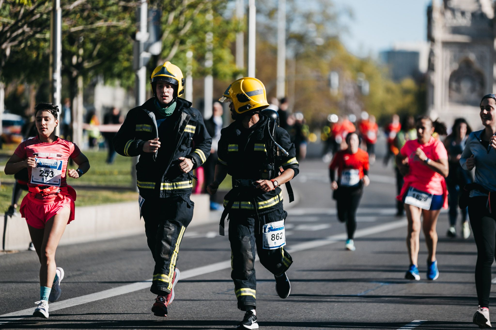 Todas las fotos del recorrido de la Carrera Bomberos de Madrid 2023 289