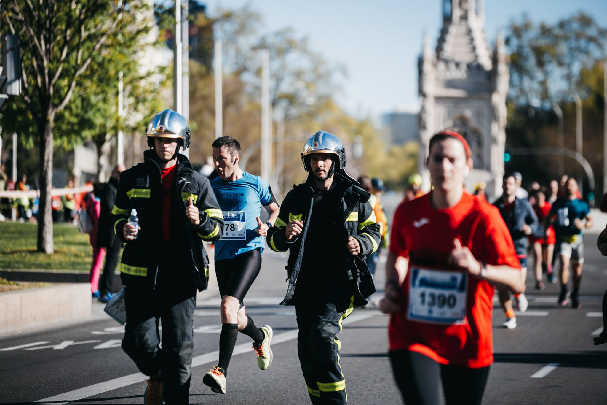 Todas las fotos del recorrido de la Carrera Bomberos de Madrid 2023 294