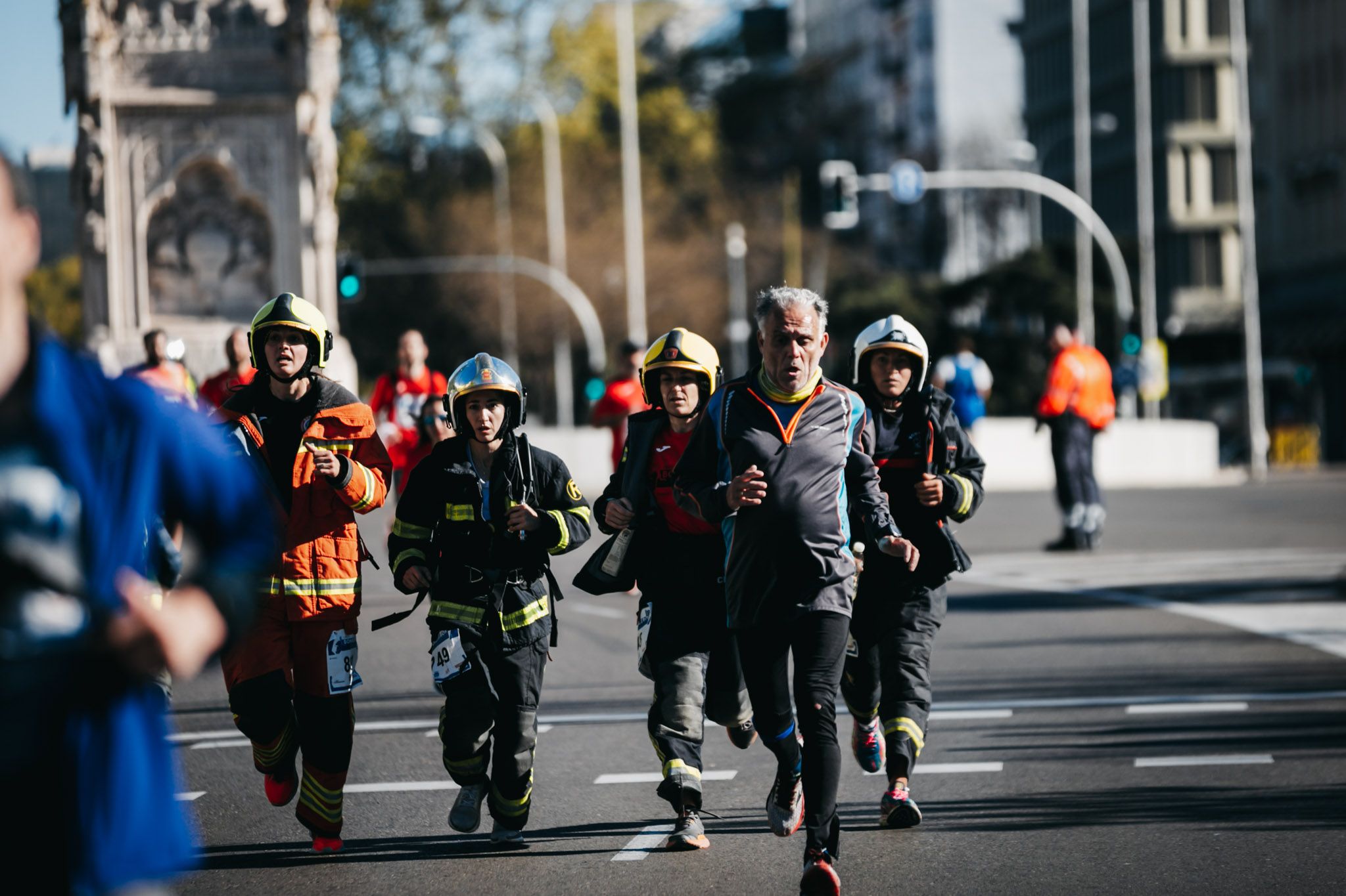 Todas las fotos del recorrido de la Carrera Bomberos de Madrid 2023 295