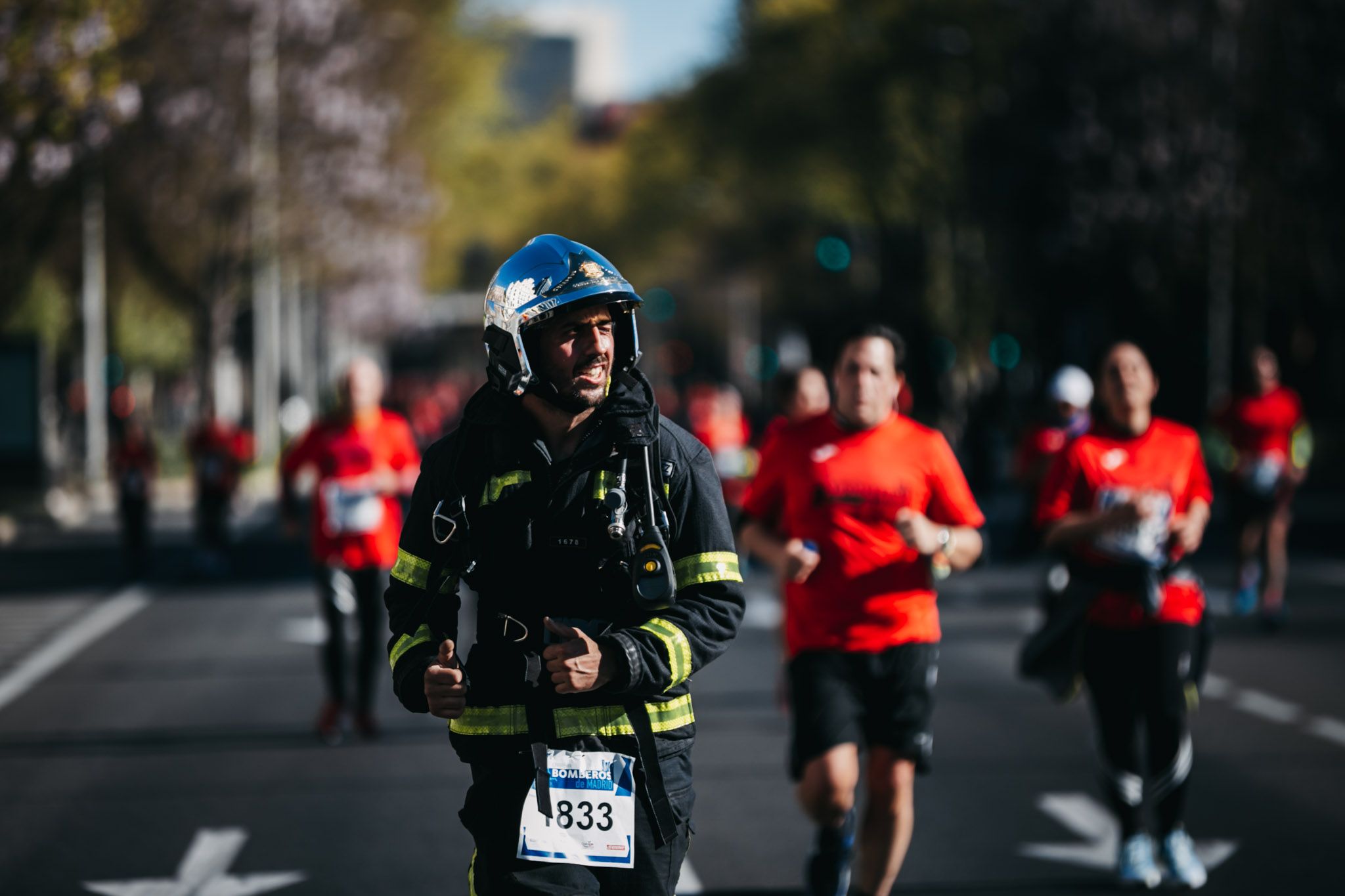 Todas las fotos del recorrido de la Carrera Bomberos de Madrid 2023 345
