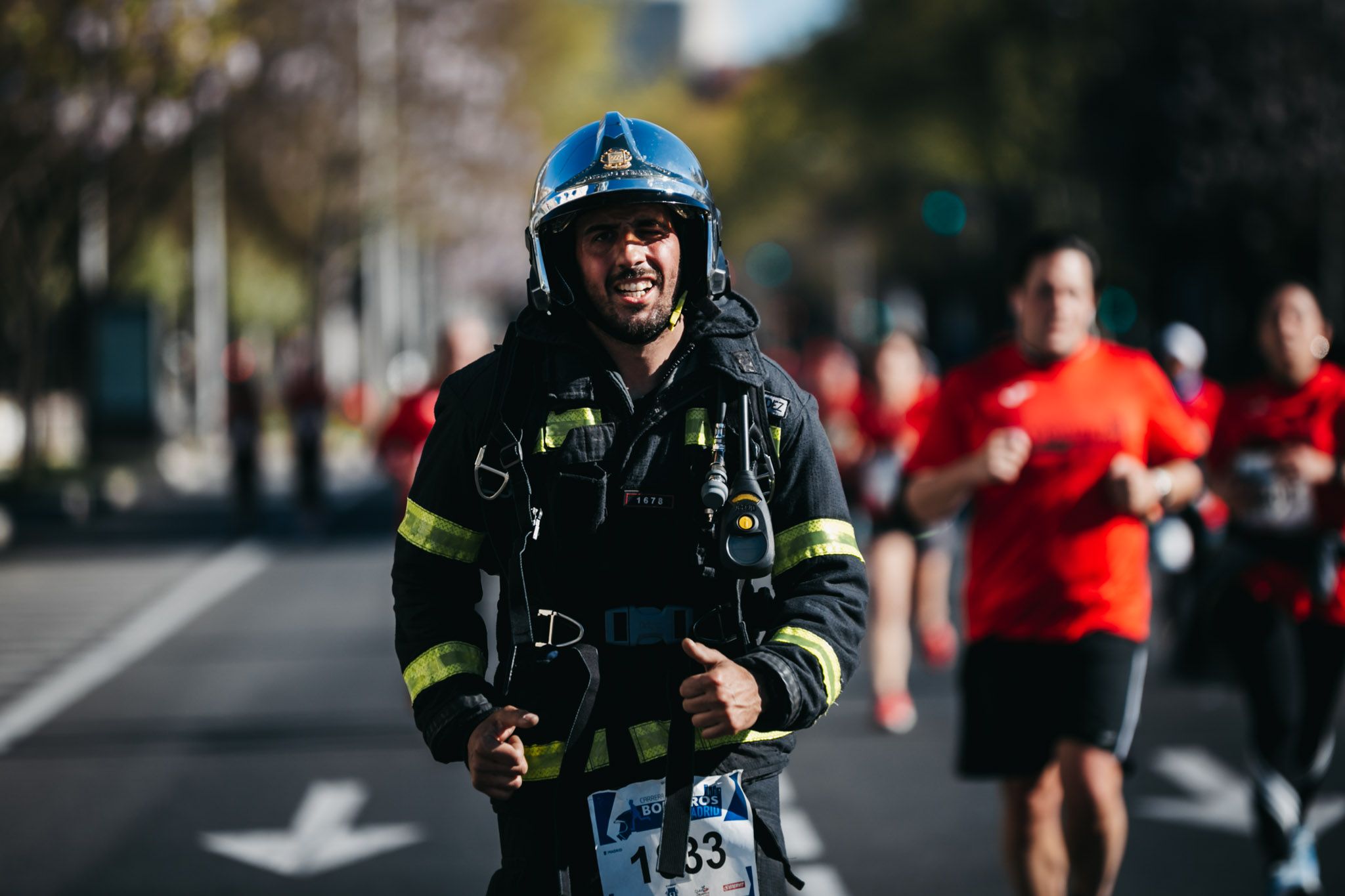 Todas las fotos del recorrido de la Carrera Bomberos de Madrid 2023 346