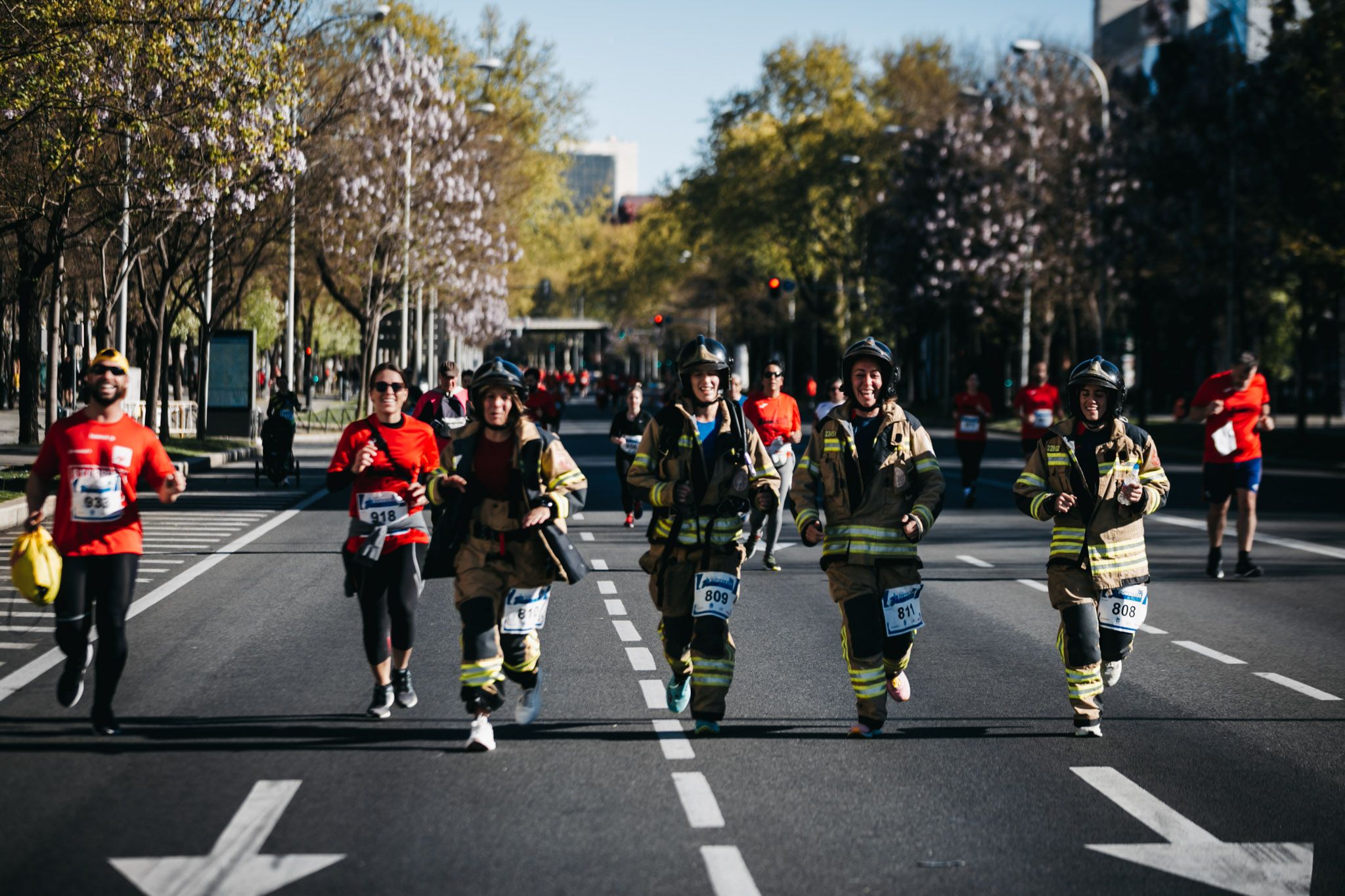 Todas las fotos del recorrido de la Carrera Bomberos de Madrid 2023 349
