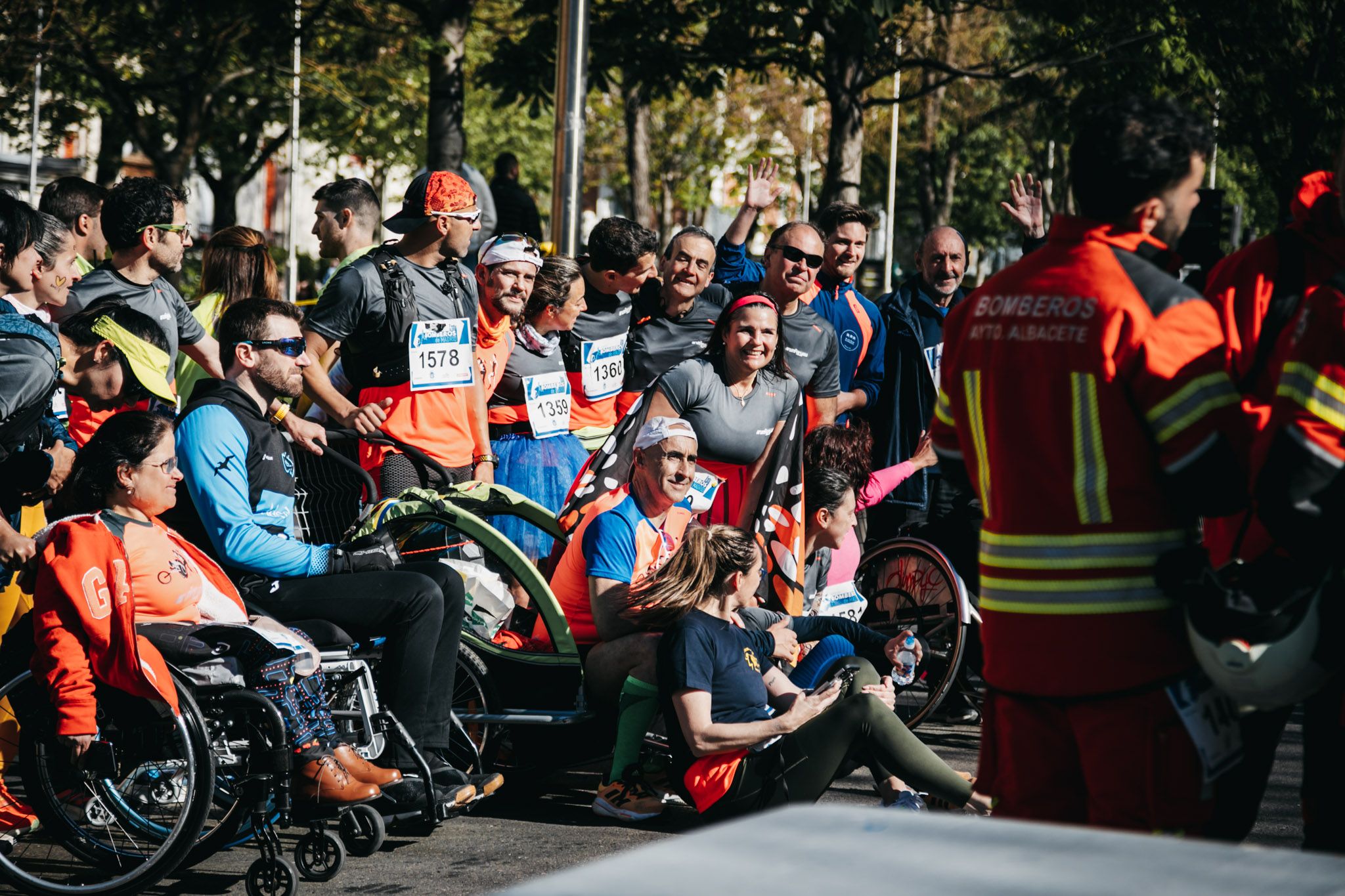 Todas las fotos del recorrido de la Carrera Bomberos de Madrid 2023 390