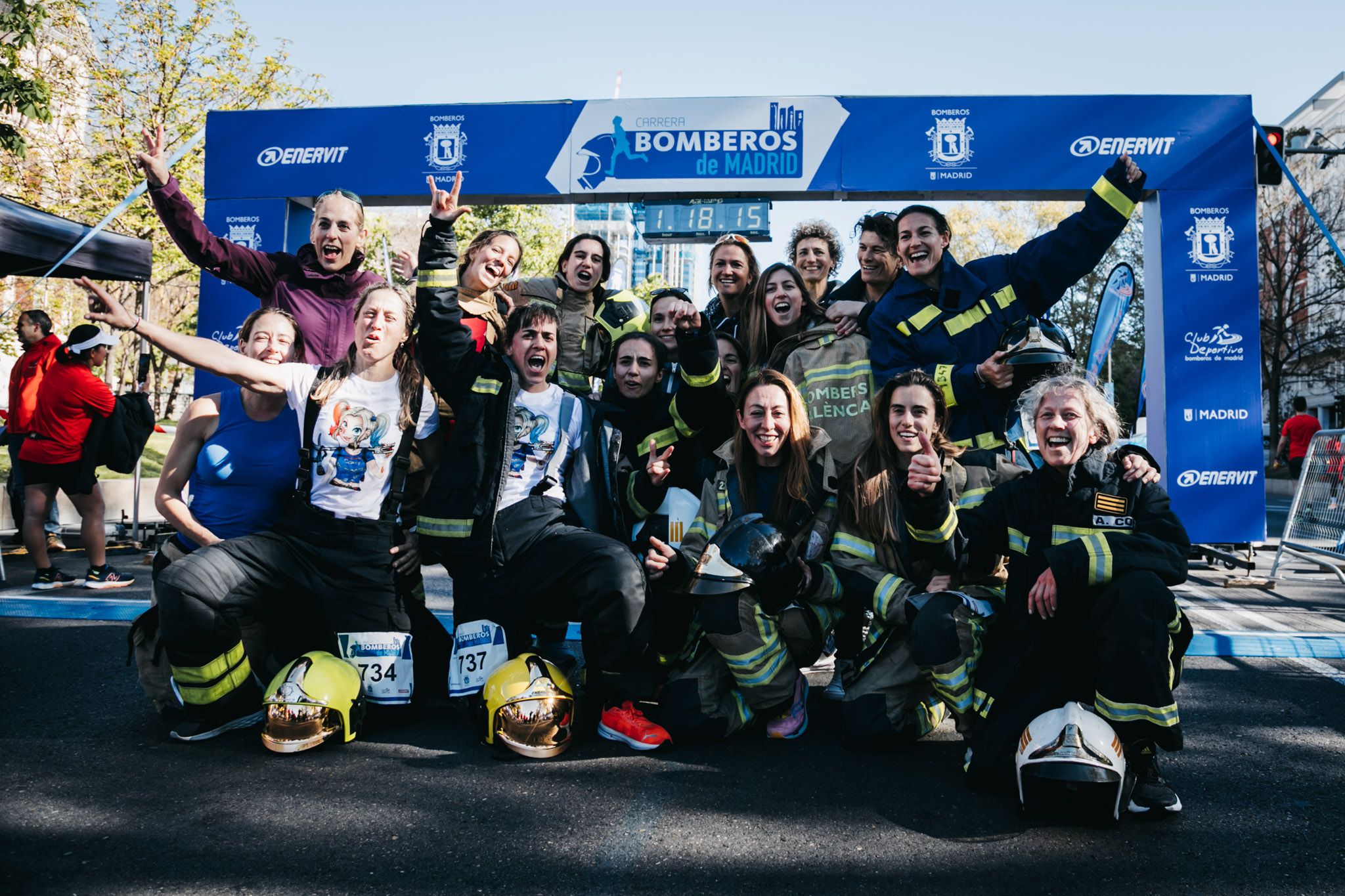 Todas las fotos del recorrido de la Carrera Bomberos de Madrid 2023 395
