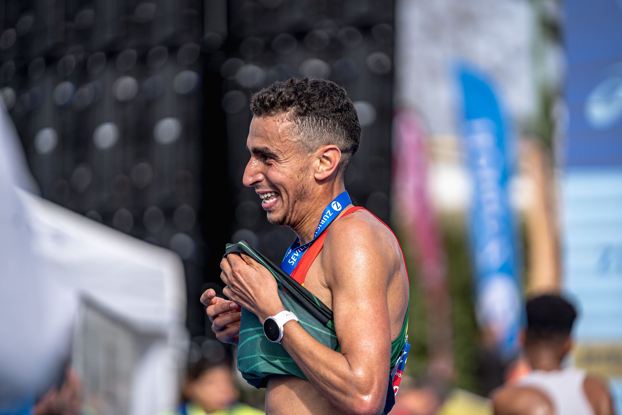 Ibra Chakir, maratoniano y musulmán, practica el Ramadán de forma activa. VSM PHOTOEVENTS.