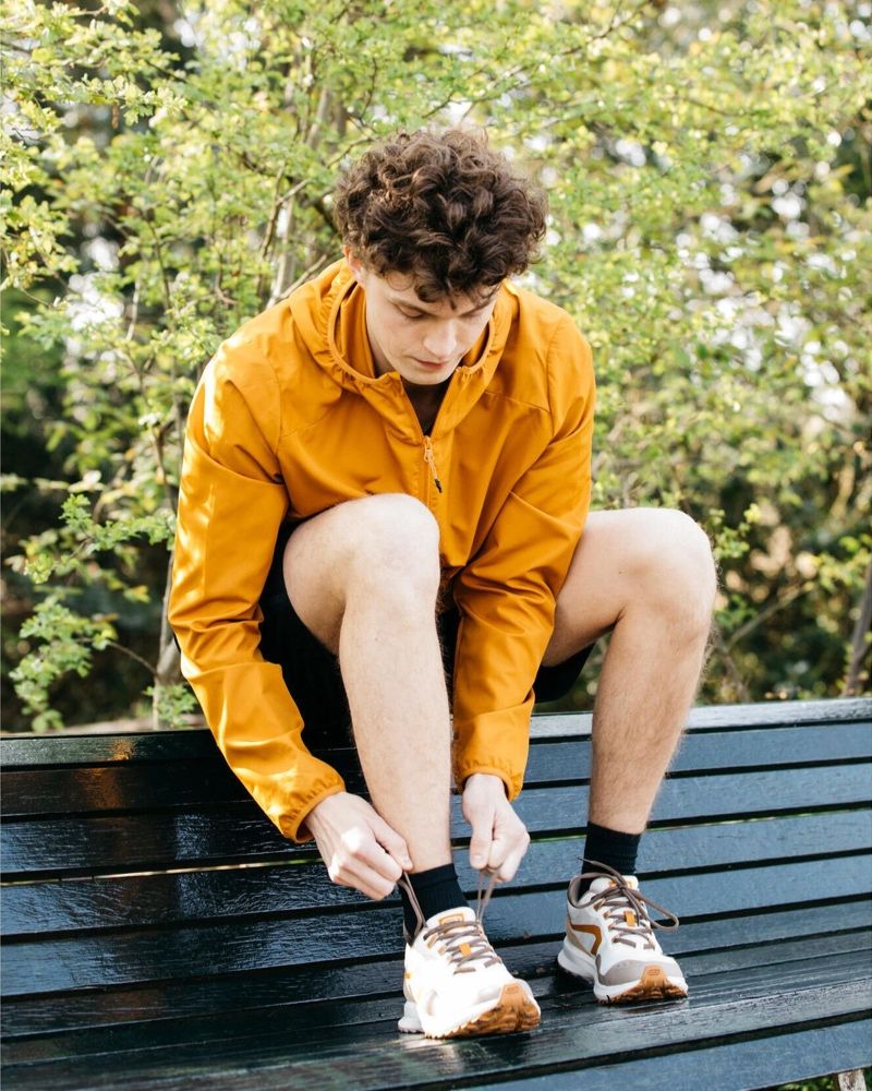 Chaqueta cortavientos de Decathlon por 12 euros.