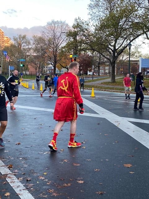 Corre hasta Iván Drago... ¿No vas a correr tú si tienes la oportunidad?