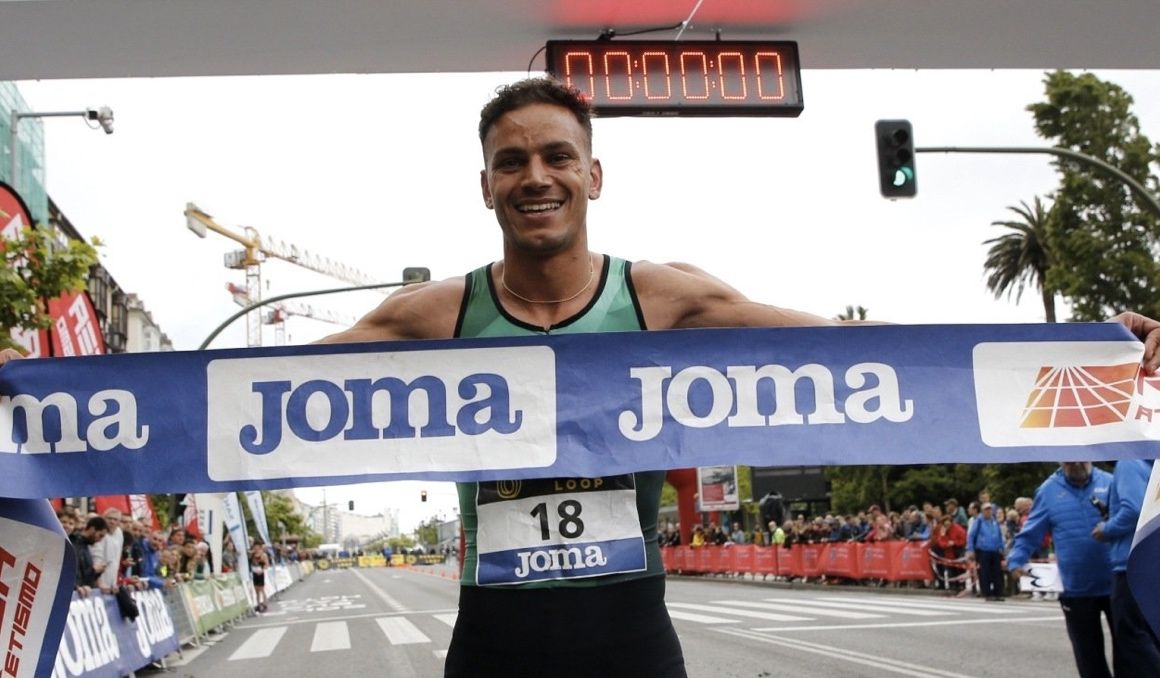 El Khayami fue el ganador del Campeonato de España de Milla disputado en Santander. RFEA.