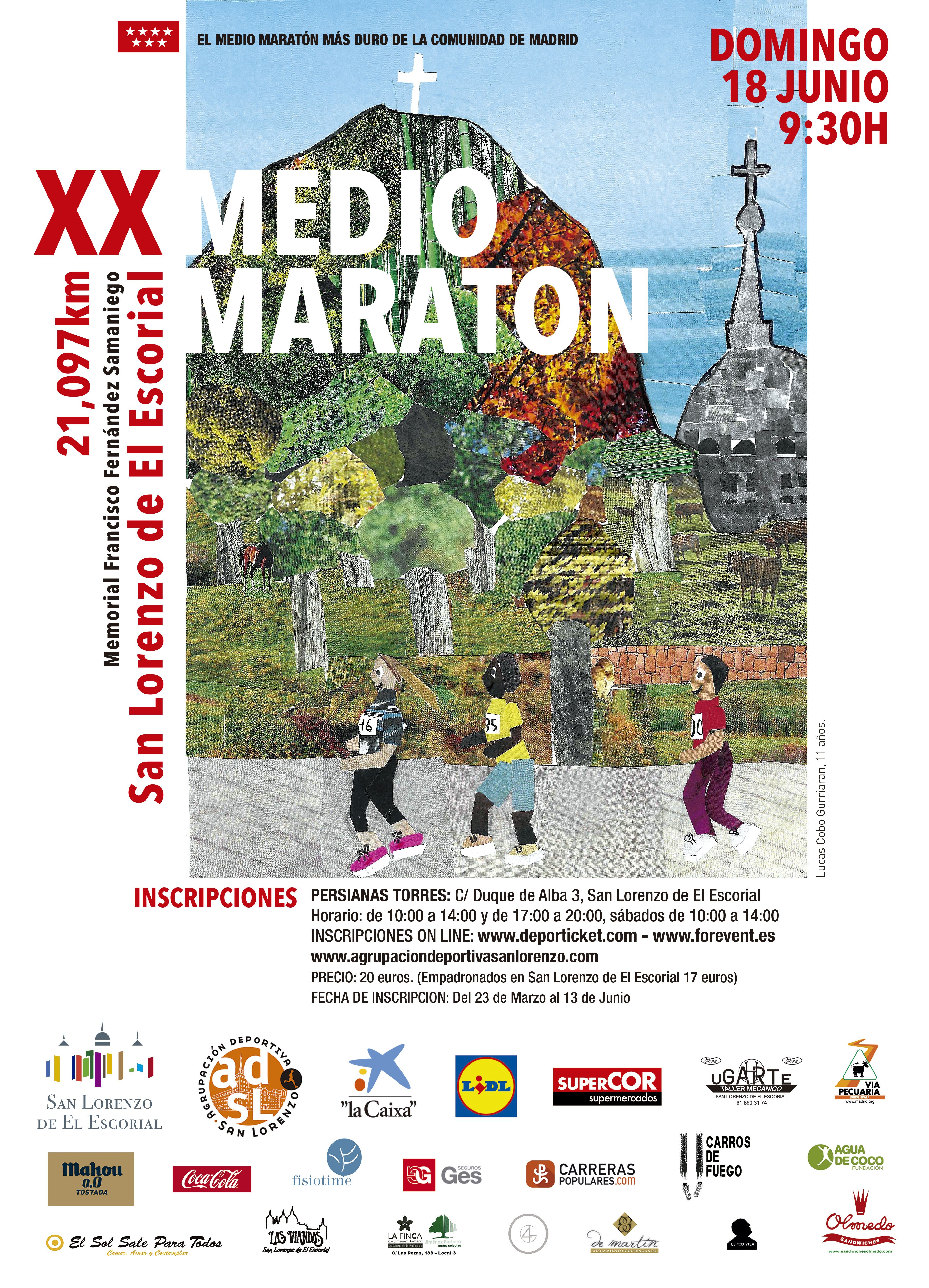 Tienes más de un mes para preparar el próximo Medio Maratón de San Lorenzo de El Escorial.