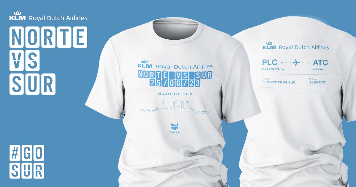 Esta es la camiseta que vestirá el equipo del Sur en la próxima edición de la carrera.