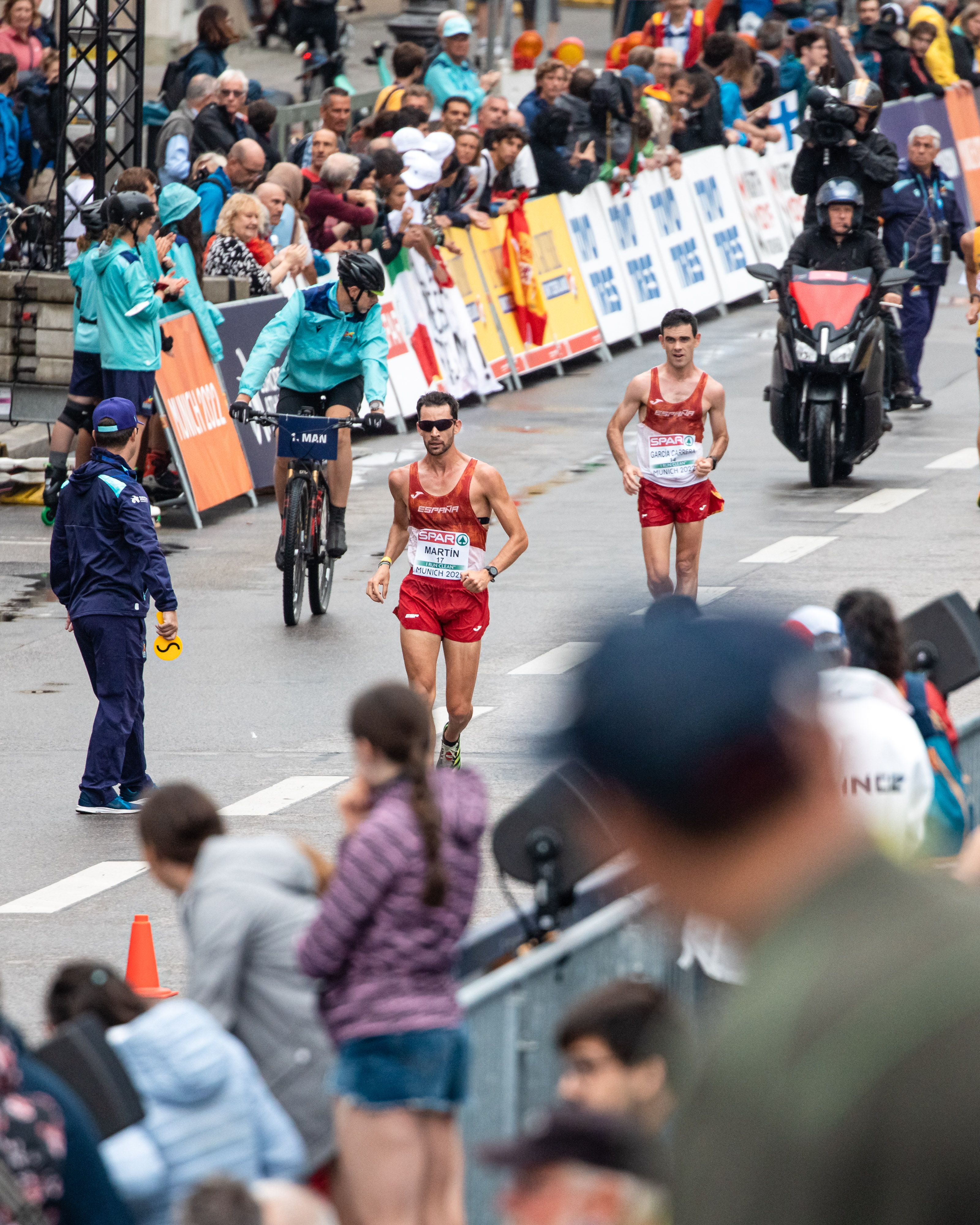Álvaro Martín y Diego García Carrera en el último Campeonato de Europa celebrado en Múnich y donde fueron oro y plata. SPORTMEDIA. Álvaro Martín y Diego García Carrera en el último Campeonato de Europa celebrado en Múnich y donde fueron oro y plata. SPORTMEDIA.