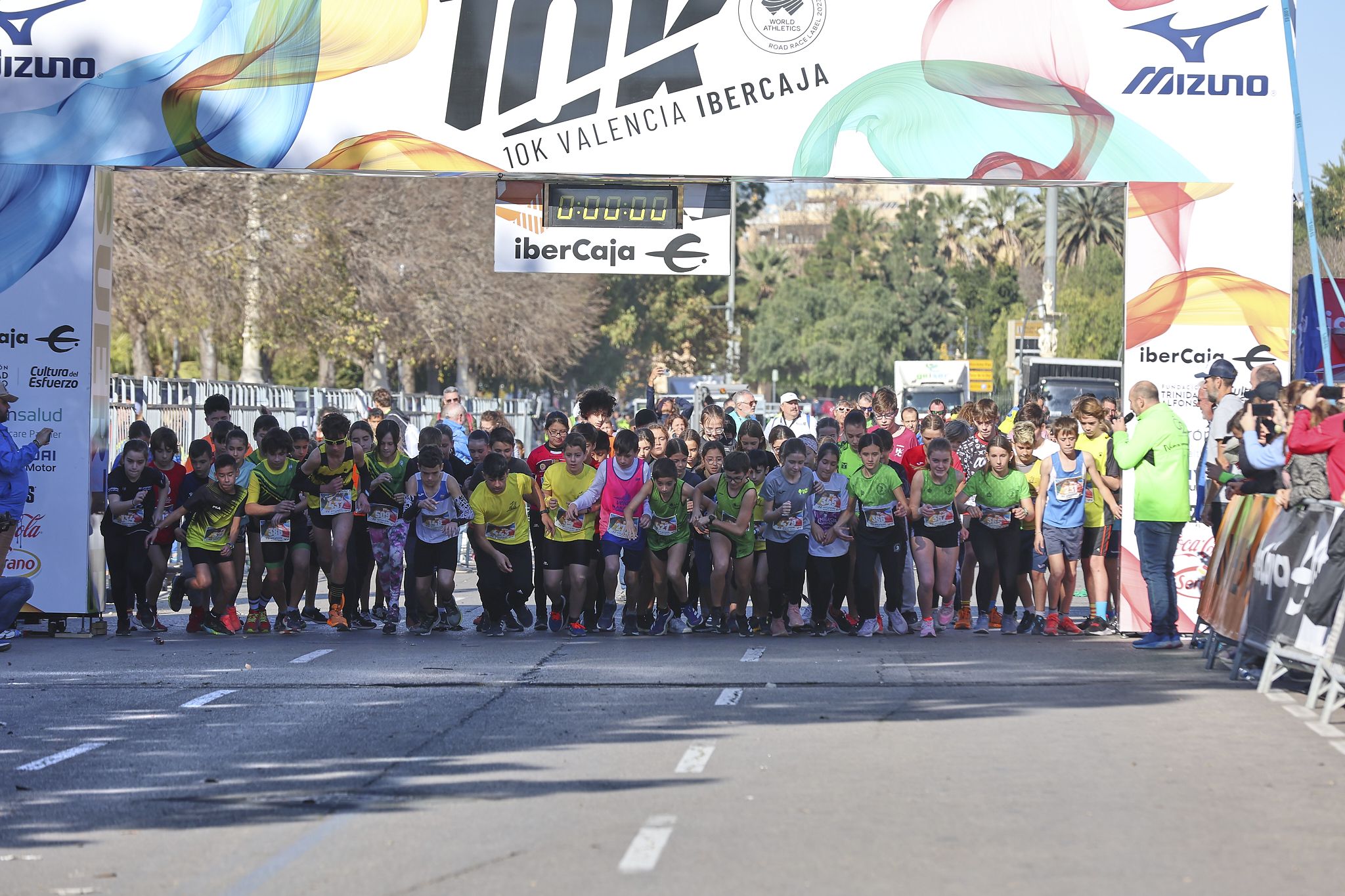 El 10Kids Valencia Quironsalud se celebra justo después de que finalice el 10K Valencia Ibercaja, la carrera en la que se firmó el vigente récord del mundo de 10 km.