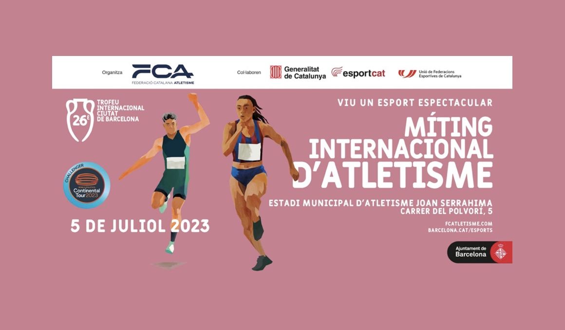 El Meeting Internacional de Atletismo de Barcelona se celebra este miércoles 5 de julio. FCA.