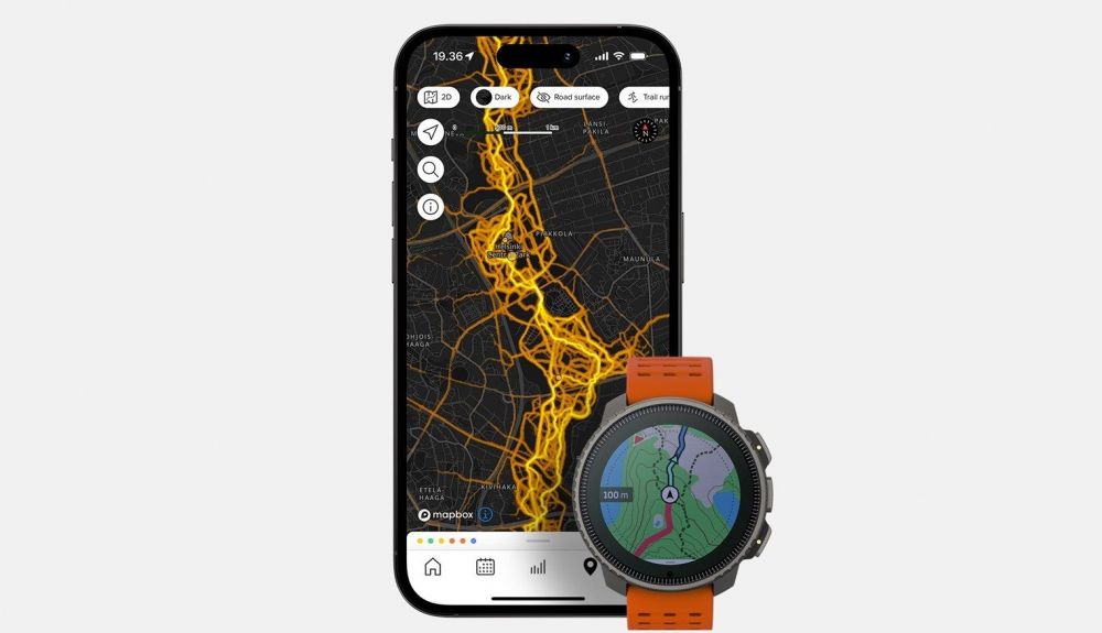 Mapas Suunto Vertical Titanium Solar Canyon