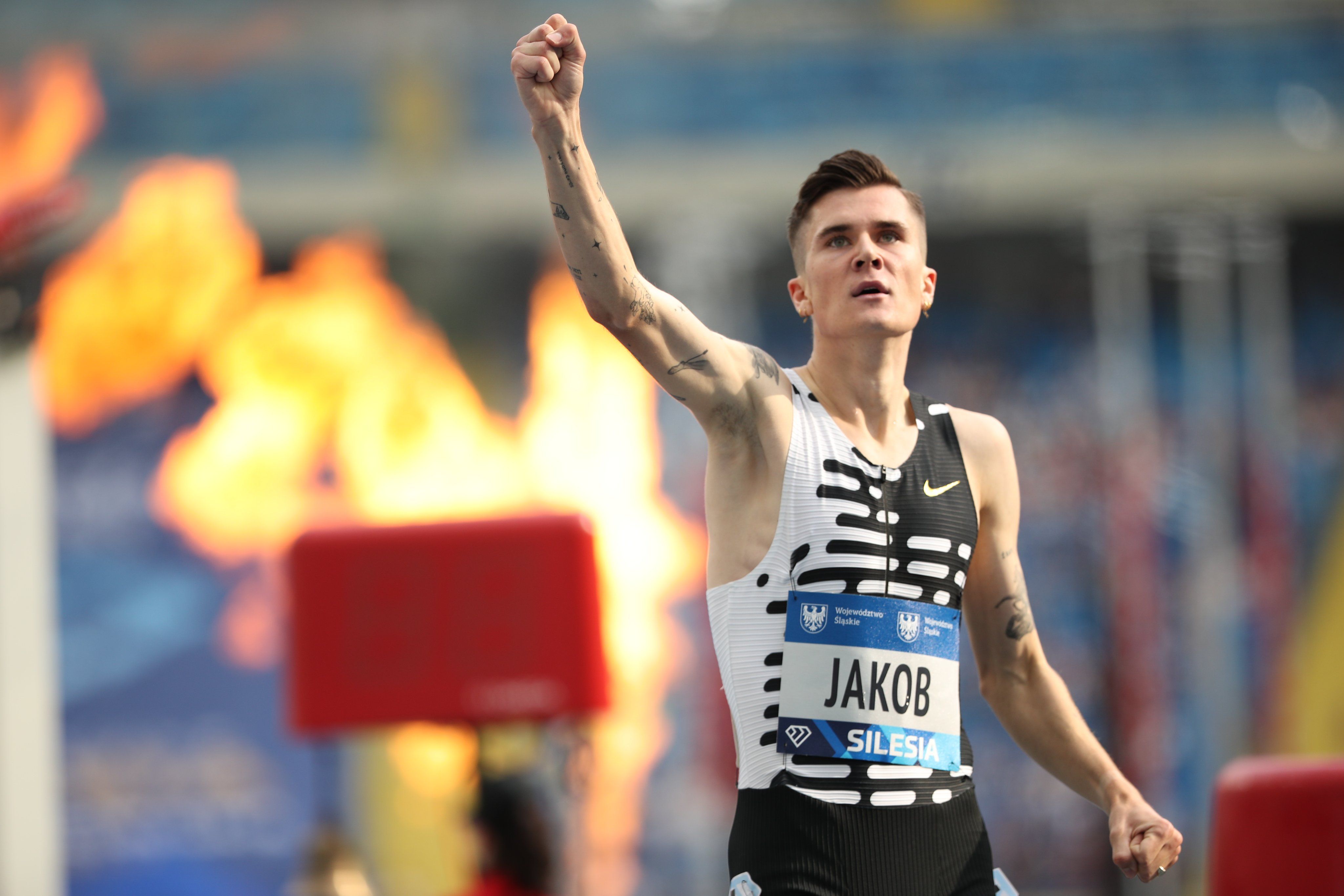 Jakob Ingebrigtsen en la Liga de Diamante de Silesia, donde ha batido un nuevo récord de Europa. DIAMOND LEAGUE.