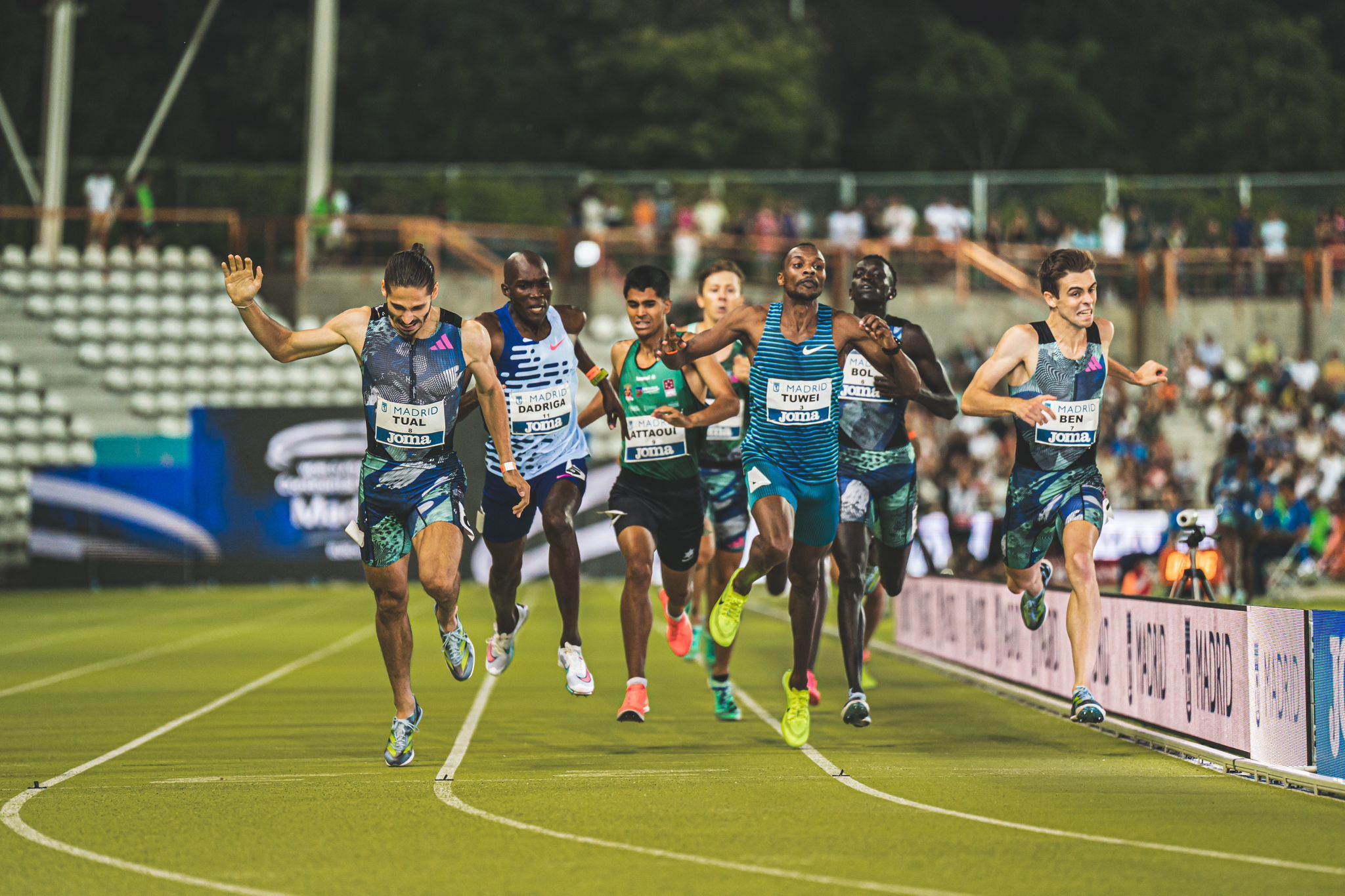 Una imagen de los 800 metros en el Meeting de Madrid 2023. VSM PHOTOEVENTS. Una imagen de los 800 metros en el Meeting de Madrid 2023. VSM PHOTOEVENTS.