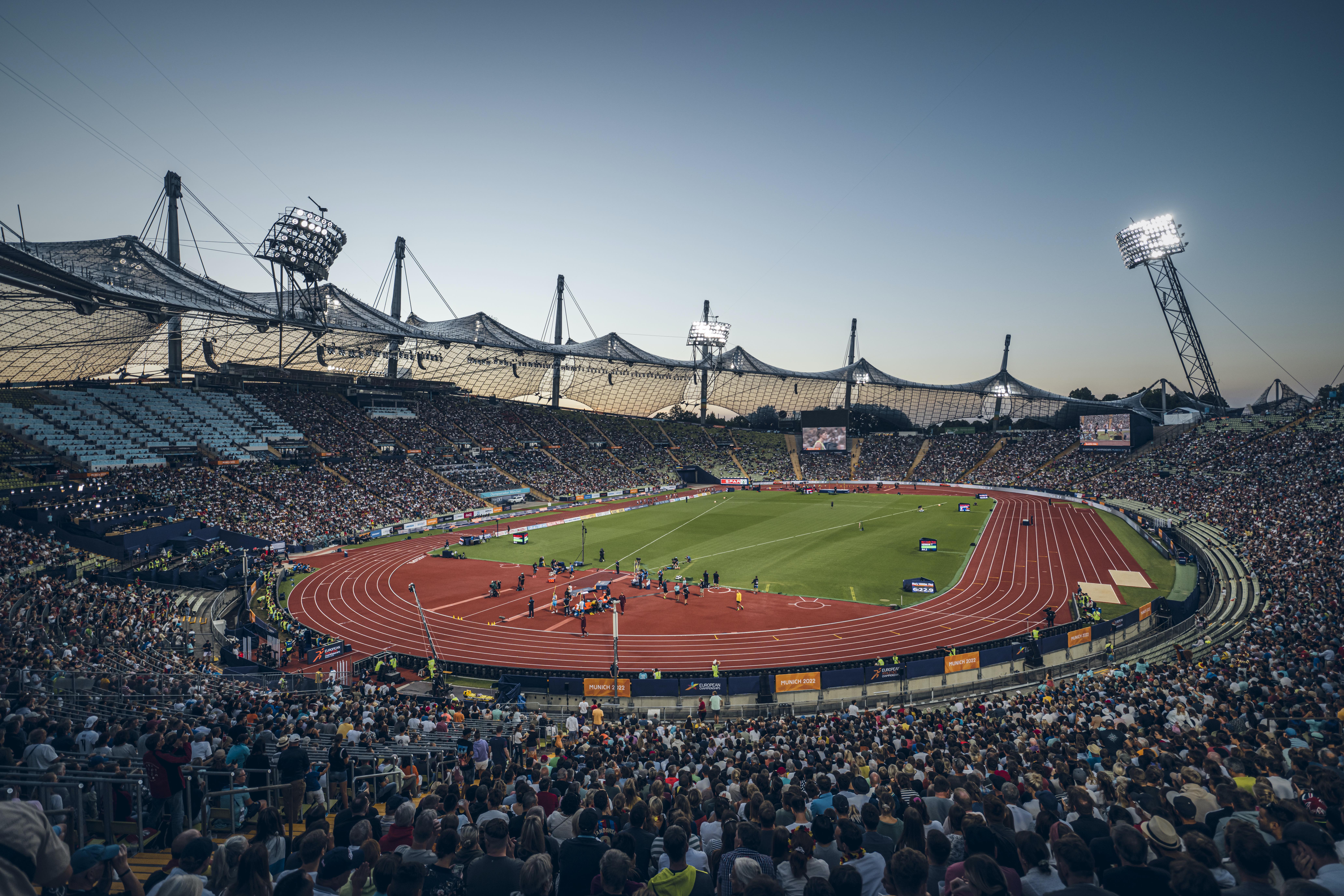 El Estadio Olímpico de Múnich, sede de los Juegos de 1972 y del Europeo del pasado verano. FÉLIX SÁNCHEZ