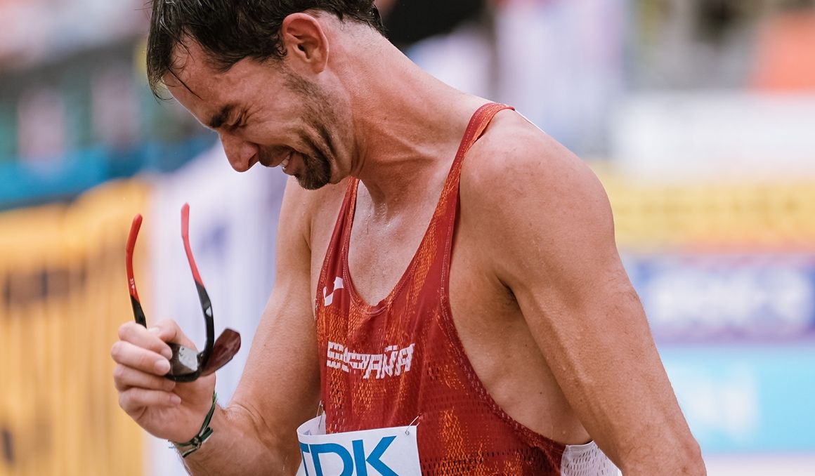 La emoción de Álvaro Martín, sabedor de haber hecho historia para España Atletismo. SPORTMEDIA.