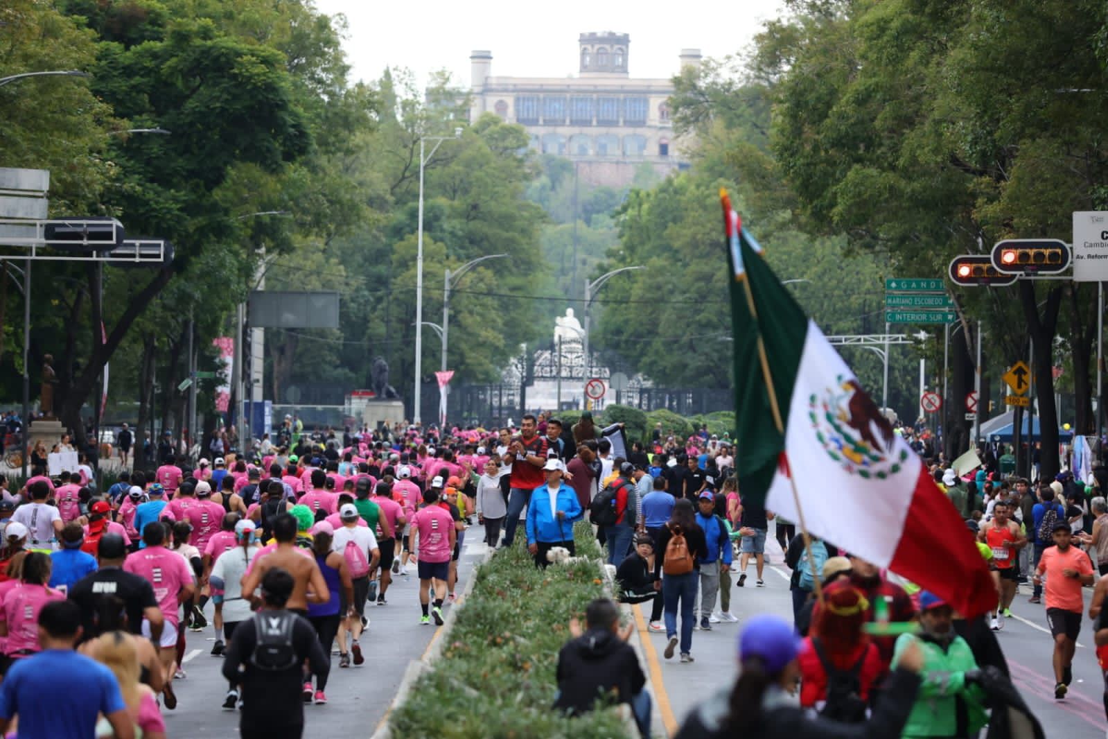Una imagen del Maratón de la Ciudad de México, donde un 30% de los corredores hicieron trampas. MARATÓN CDMX.